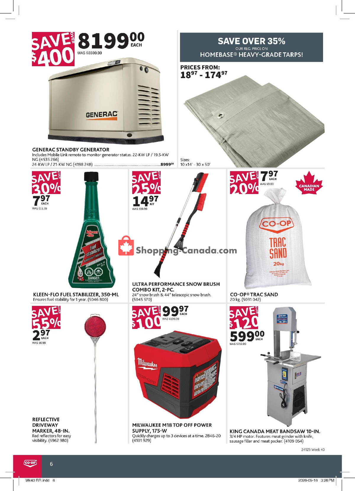 Co-op flyer from Thursday October 1, 2026 to Wednesday October 21, 2026 - page 6