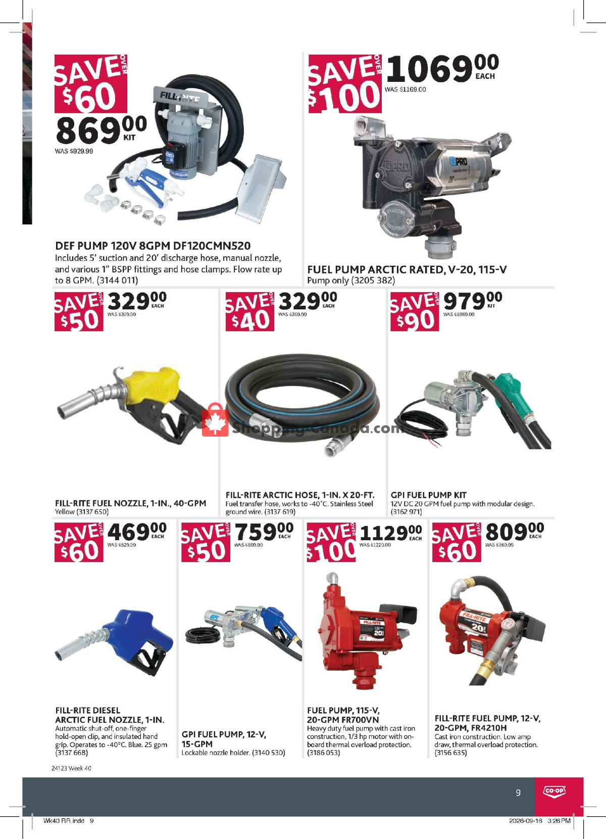 Co-op flyer from Thursday October 1, 2026 to Wednesday October 21, 2026 - page 9