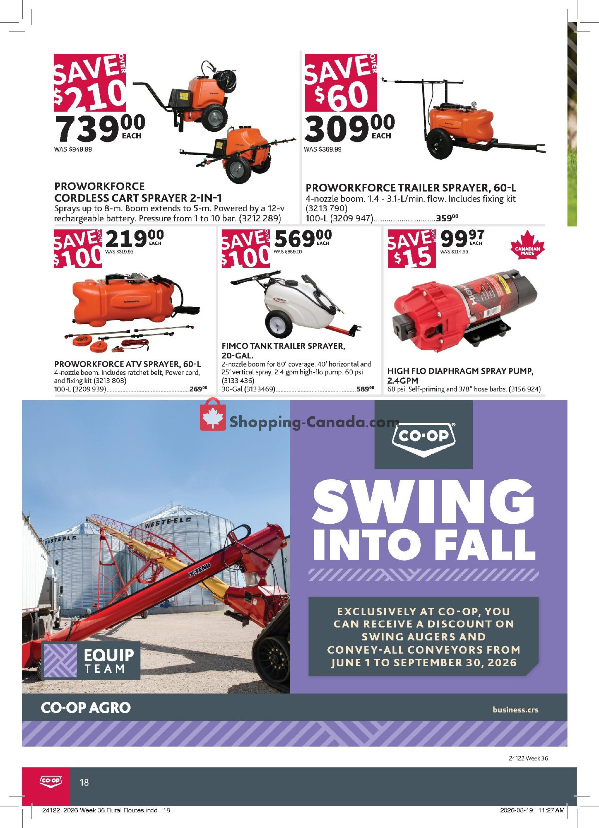 Co-op flyer from Thursday September 3, 2026 to Wednesday September 23, 2026 - page 18