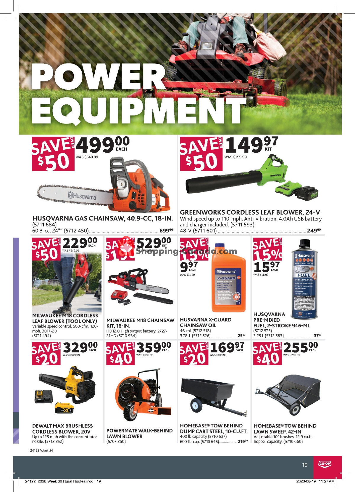 Co-op flyer from Thursday September 3, 2026 to Wednesday September 23, 2026 - page 19