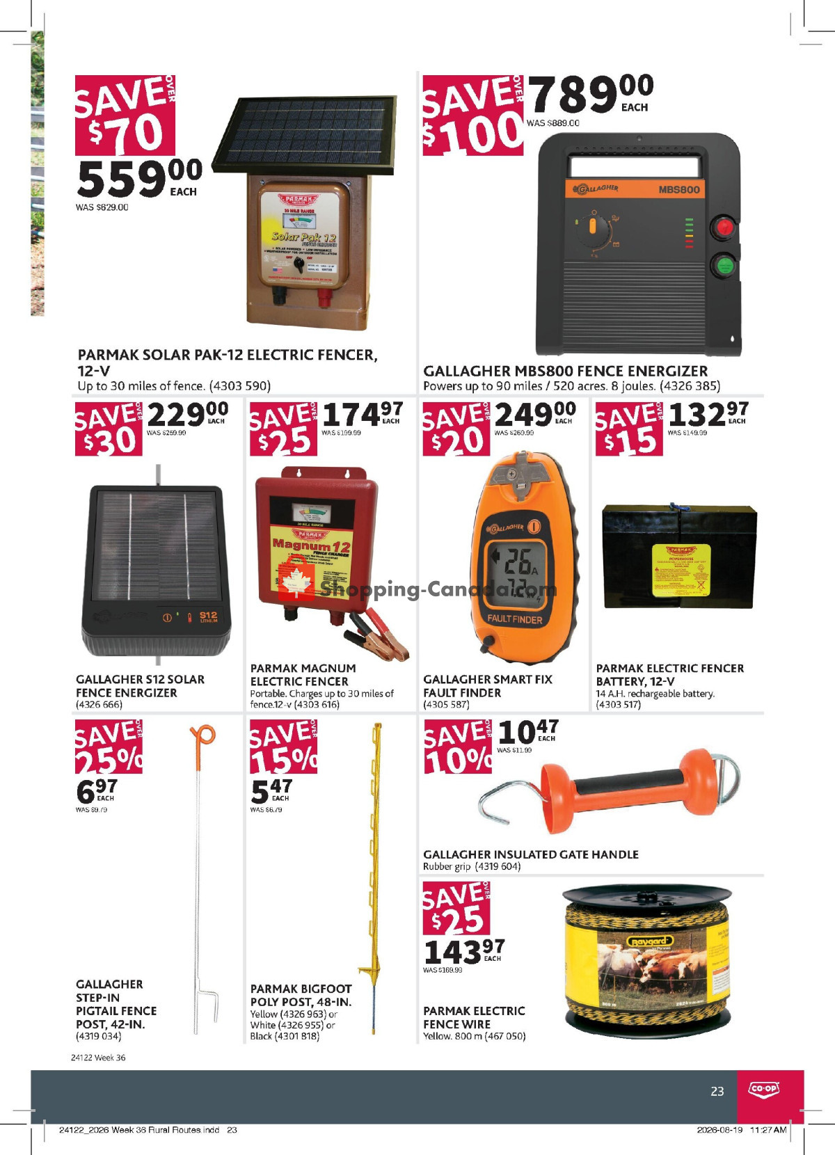 Co-op flyer from Thursday September 3, 2026 to Wednesday September 23, 2026 - page 23
