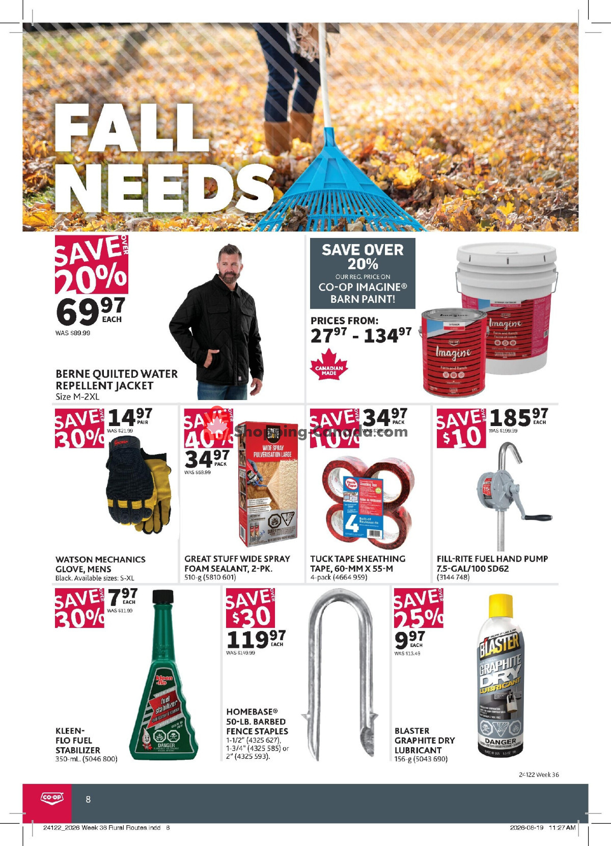Co-op flyer from Thursday September 3, 2026 to Wednesday September 23, 2026 - page 8