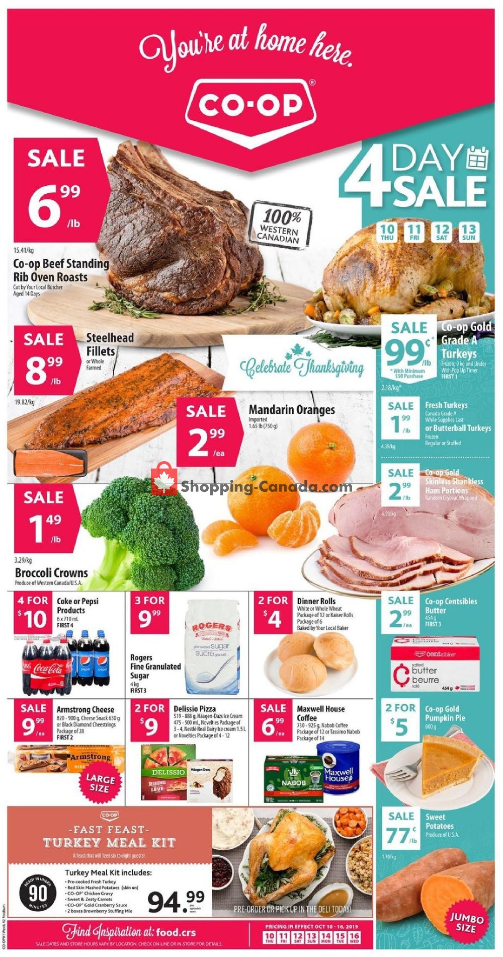 Co-op flyer from Thursday October 10, 2019 to Wednesday October 16, 2019 - page 1