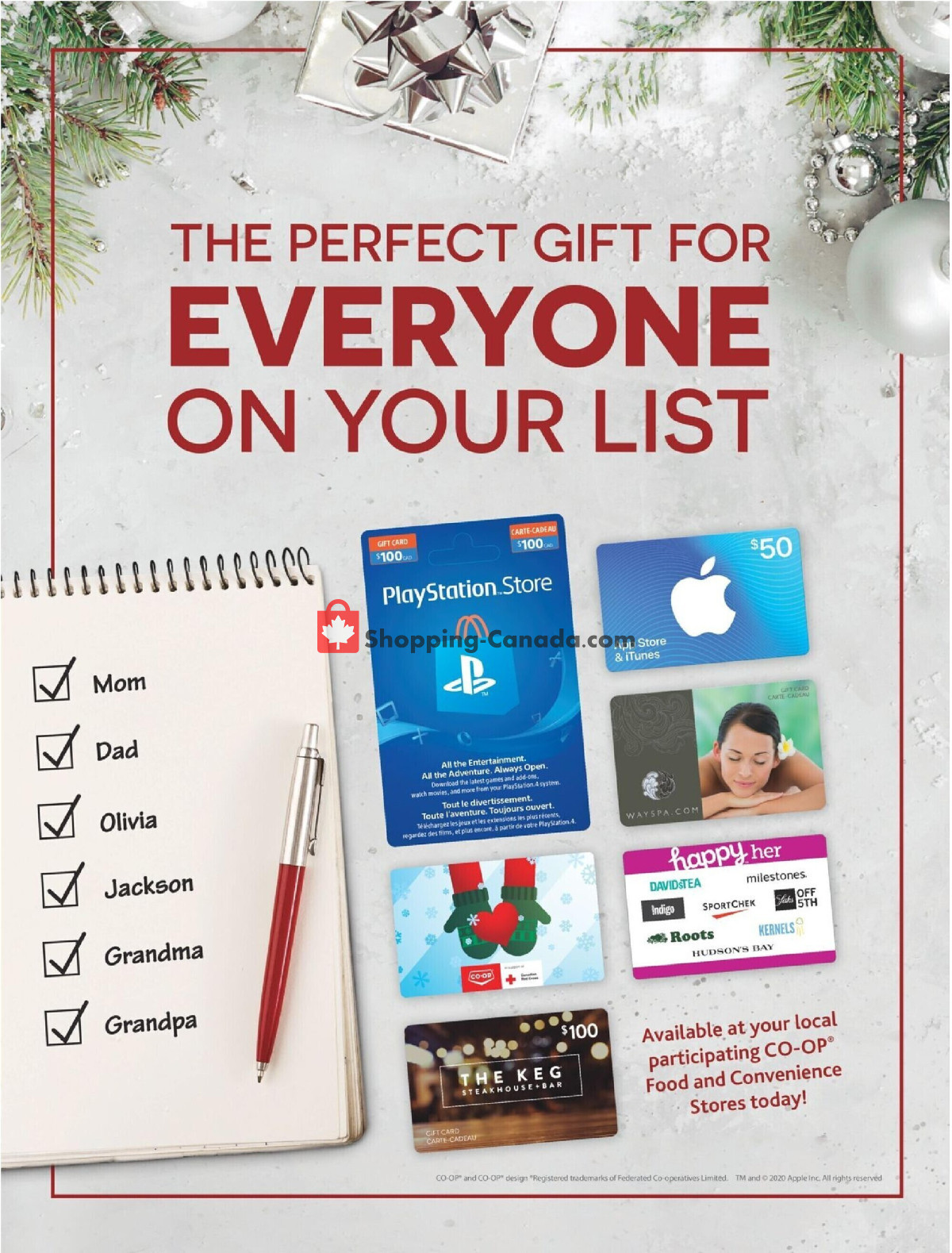 Co-op flyer from Thursday November 12, 2020 to Sunday December 31, 2028 - page 30