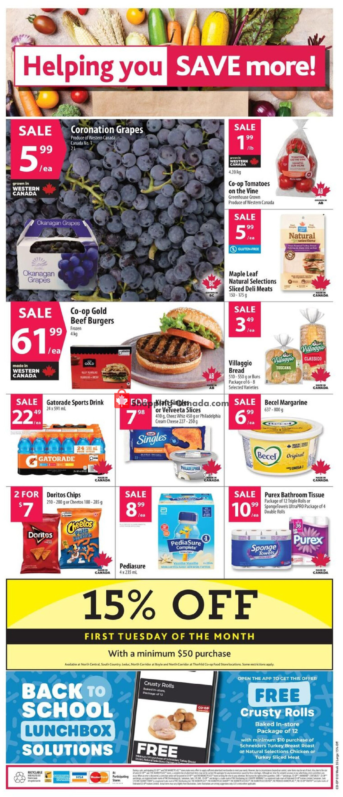 Co-op flyer from Thursday August 27, 2026 to Wednesday September 2, 2026 - page 2