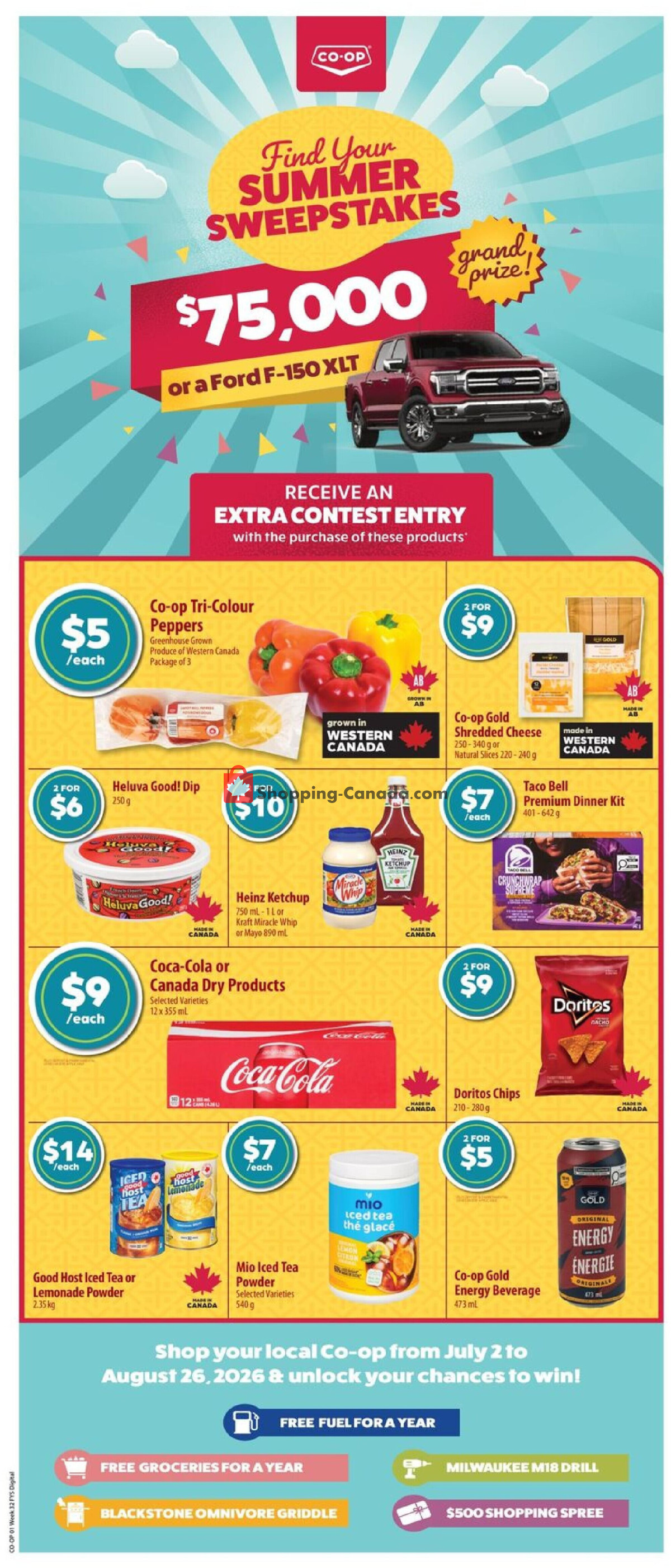 Co-op flyer from Thursday August 6, 2026 to Wednesday August 12, 2026 - page 14