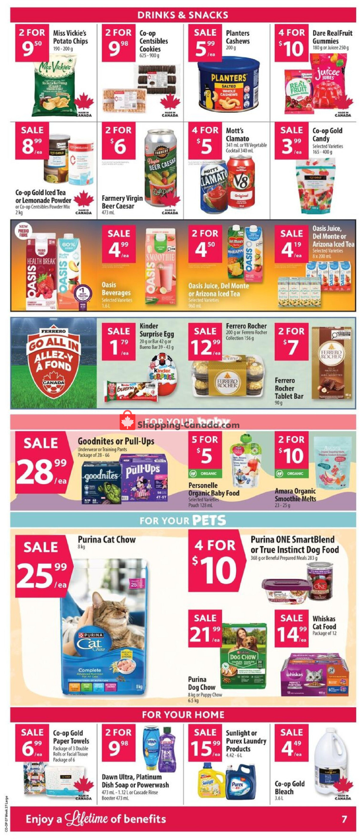 Co-op flyer from Thursday July 2, 2026 to Wednesday July 8, 2026 - page 13