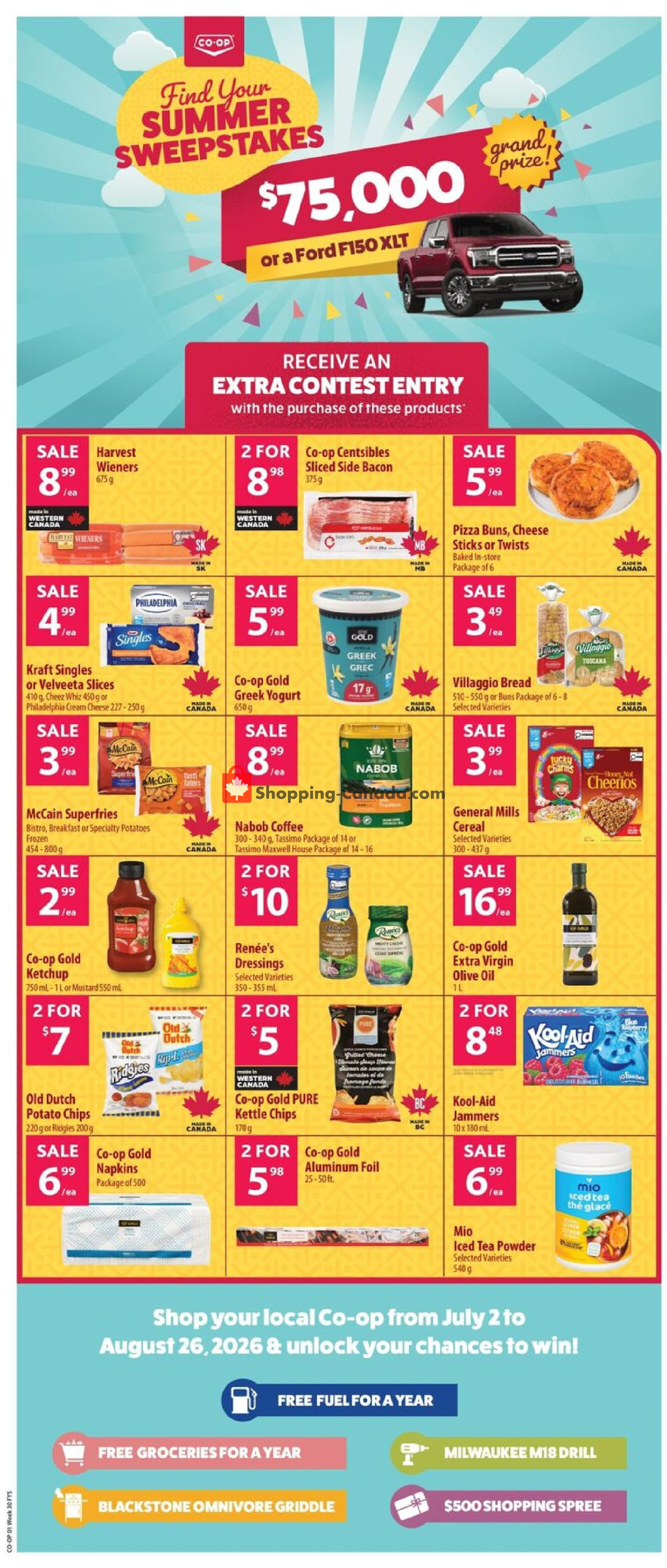 Co-op flyer from Thursday July 23, 2026 to Wednesday July 29, 2026 - page 12