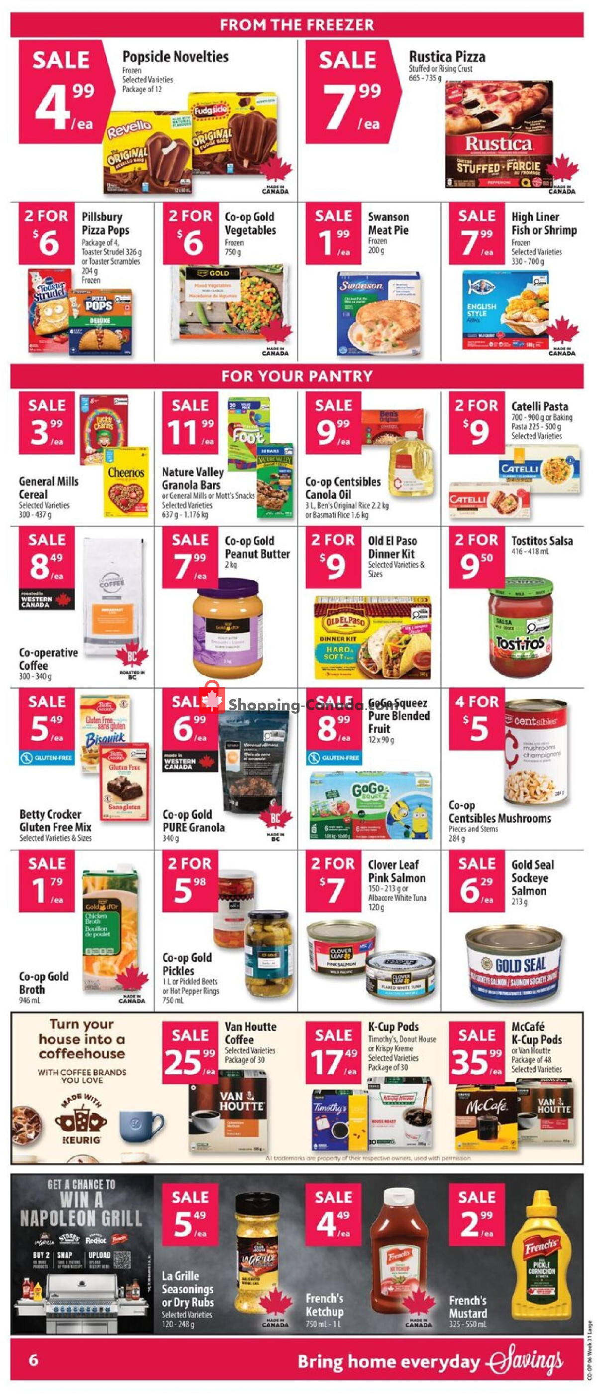 Co-op flyer from Thursday July 30, 2026 to Wednesday August 5, 2026 - page 12