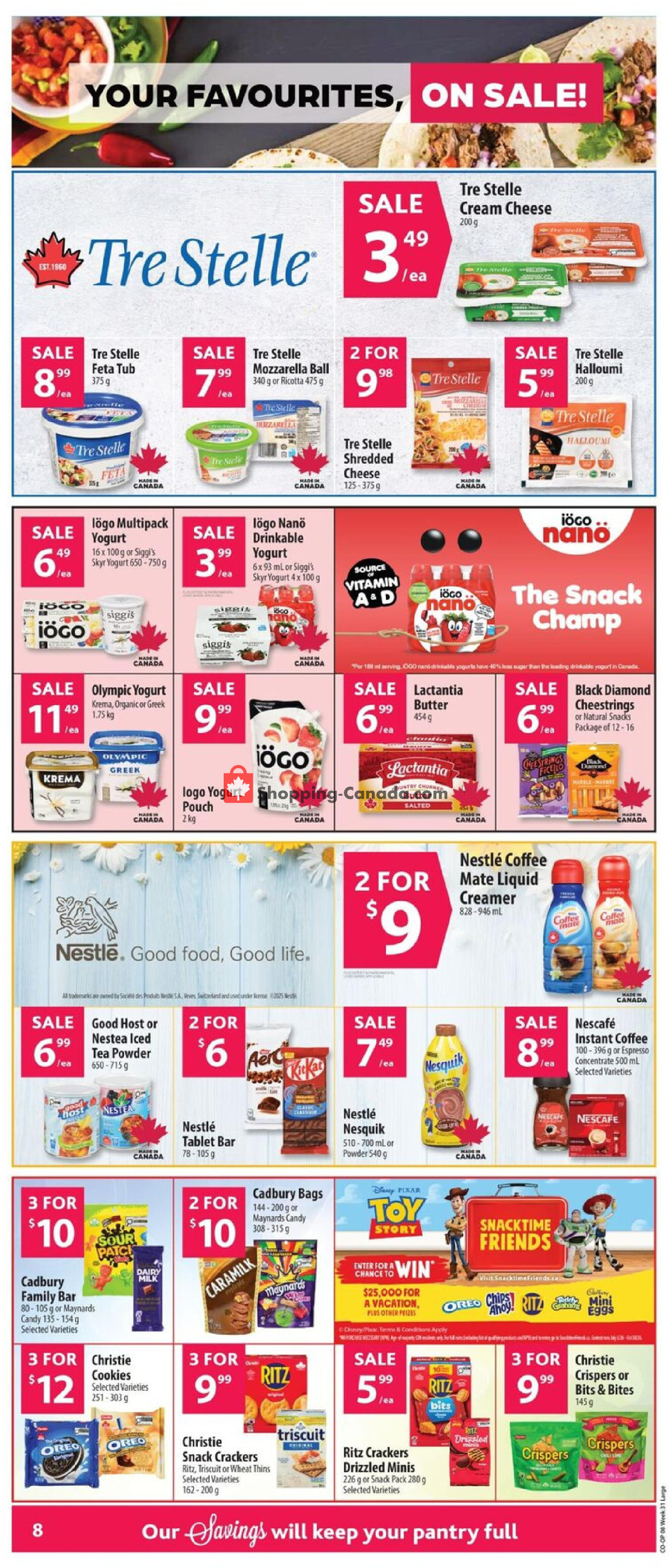 Co-op flyer from Thursday July 30, 2026 to Wednesday August 5, 2026 - page 14