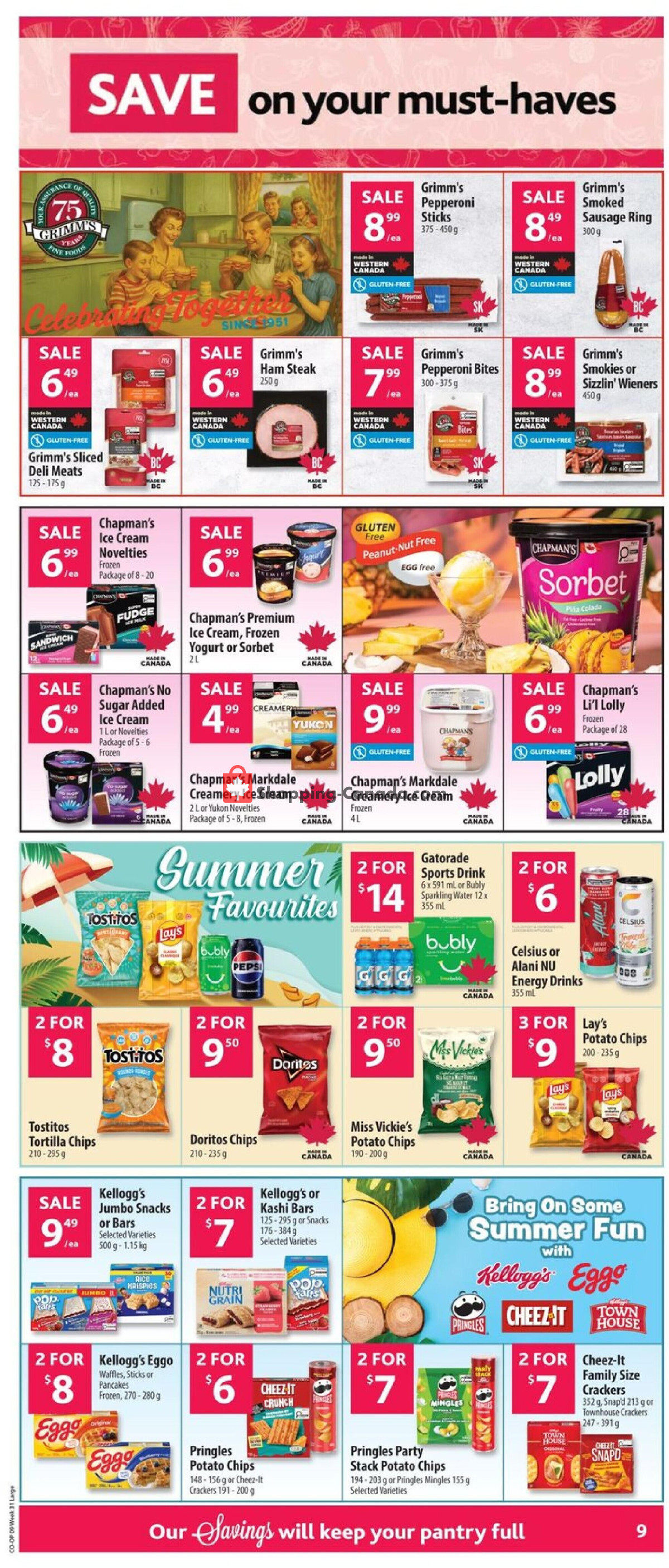 Co-op flyer from Thursday July 30, 2026 to Wednesday August 5, 2026 - page 15