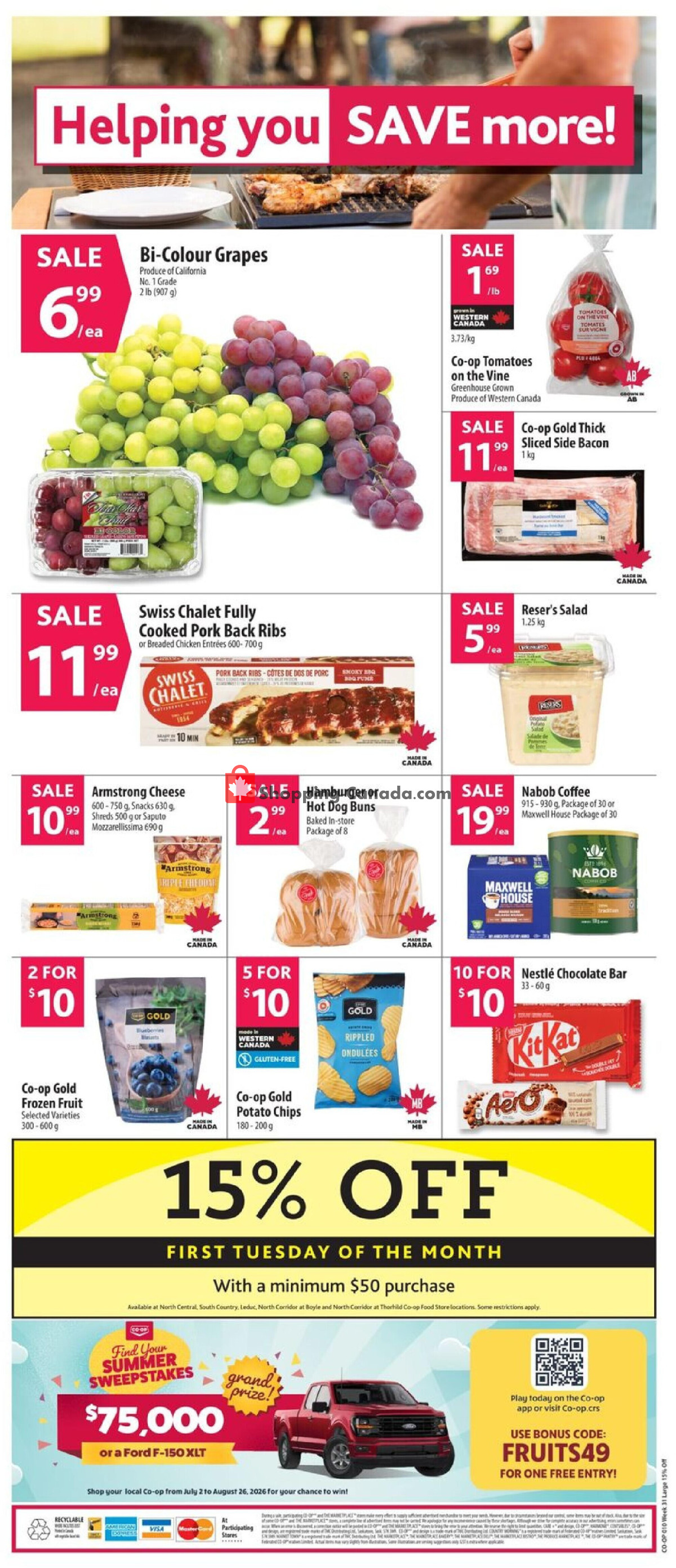 Co-op flyer from Thursday July 30, 2026 to Wednesday August 5, 2026 - page 2