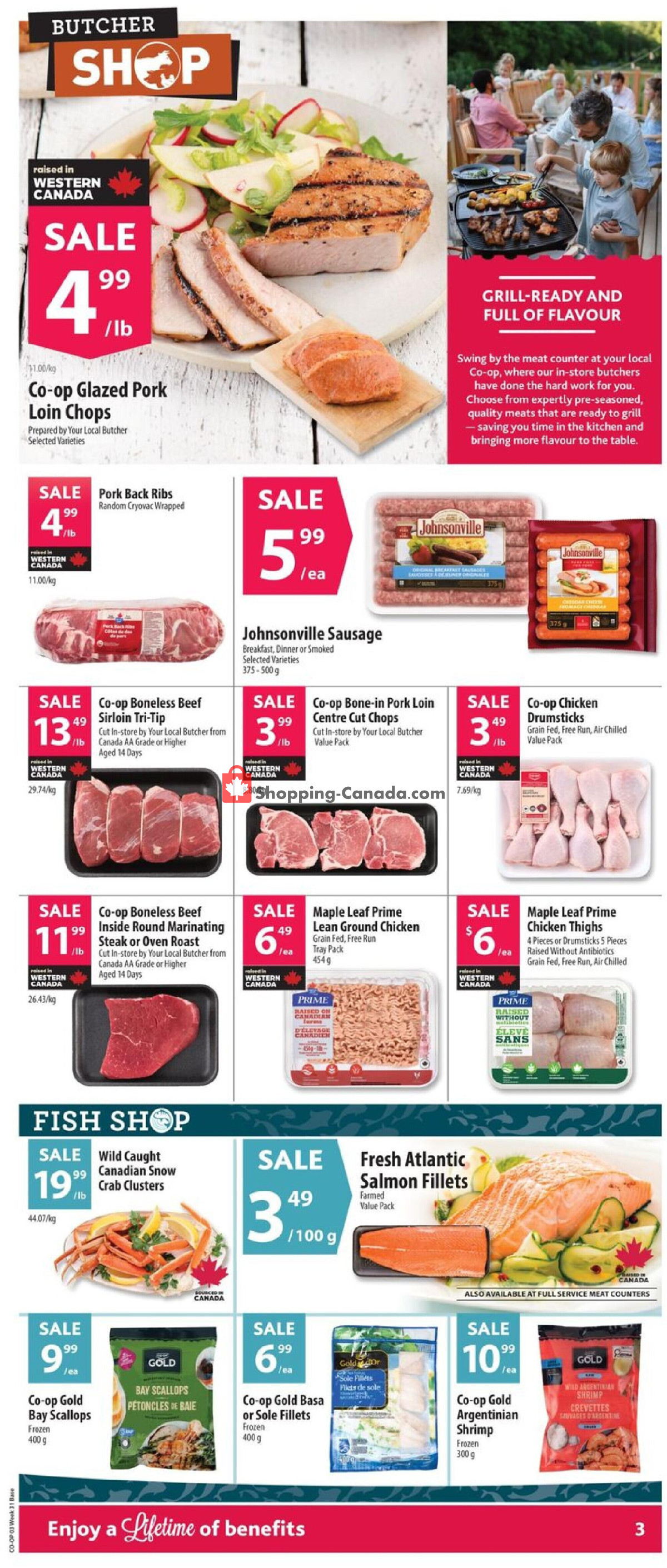 Co-op flyer from Thursday July 30, 2026 to Wednesday August 5, 2026 - page 6