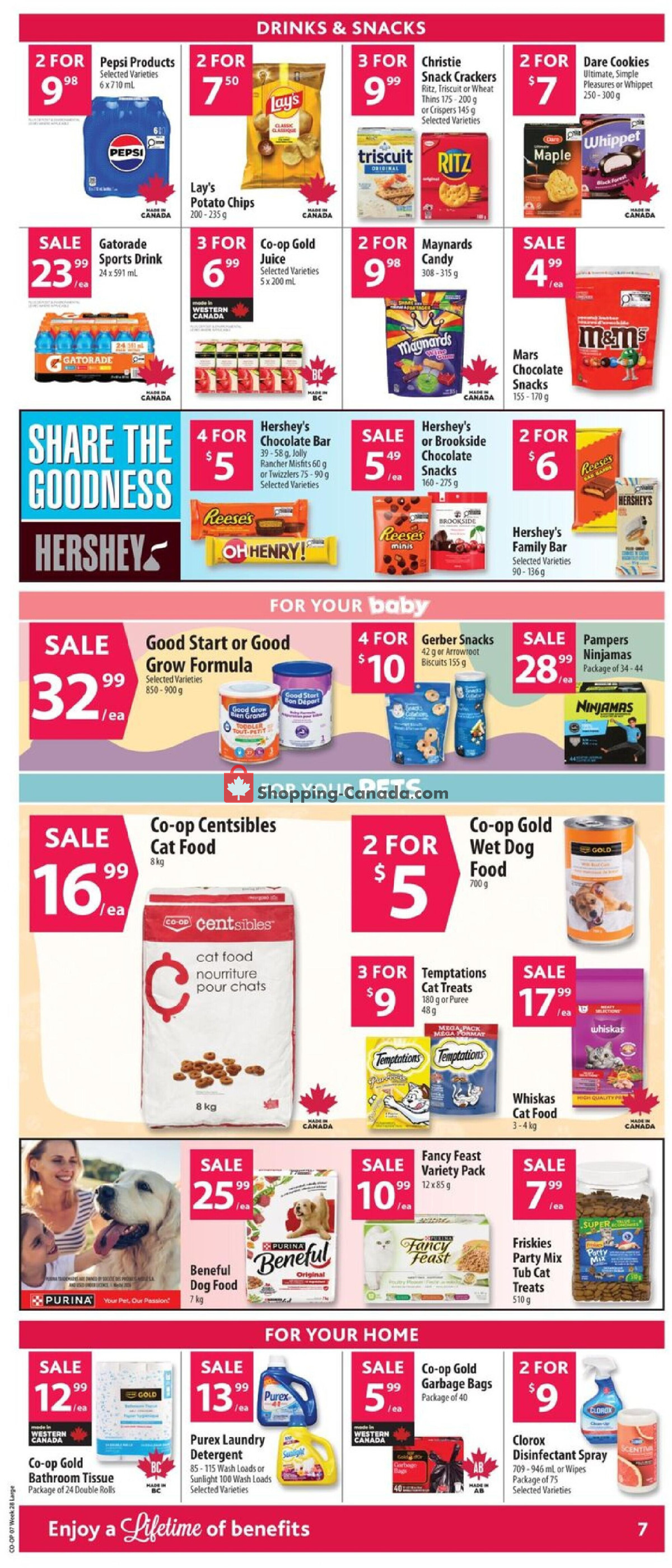 Co-op flyer from Thursday July 9, 2026 to Wednesday July 15, 2026 - page 13