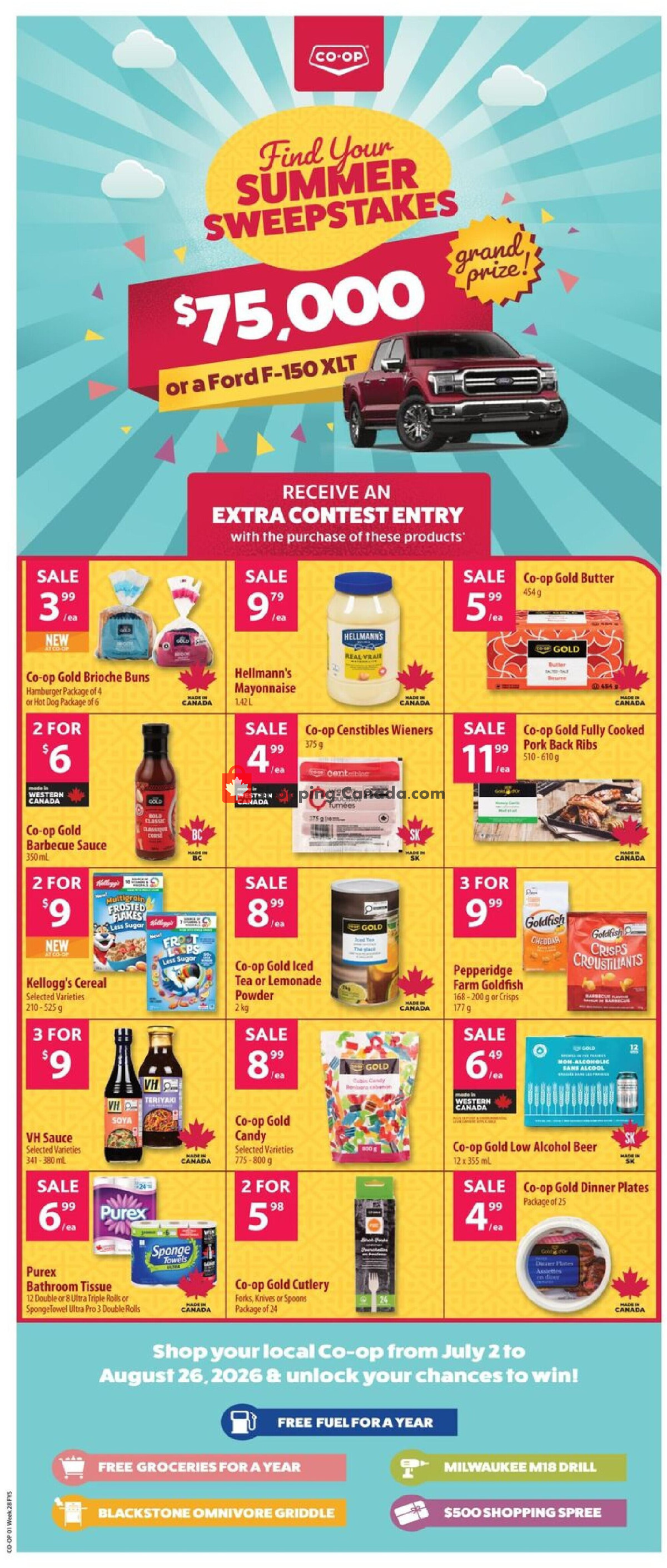 Co-op flyer from Thursday July 9, 2026 to Wednesday July 15, 2026 - page 16