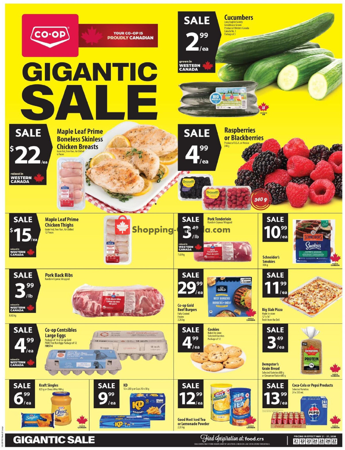 Co-op flyer from Thursday May 21, 2026 to Wednesday May 27, 2026 - page 1