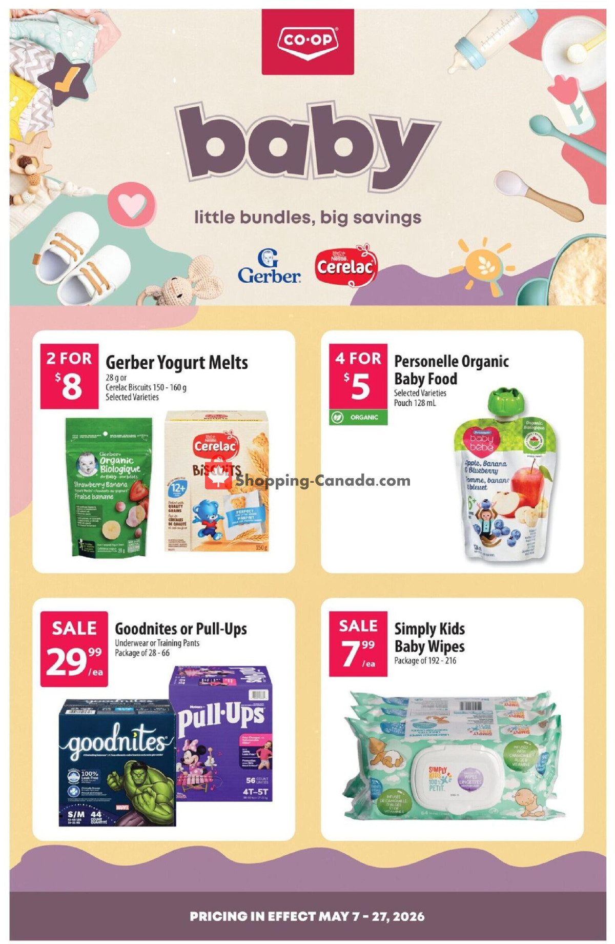 Co-op flyer from Thursday May 7, 2026 to Wednesday May 27, 2026 - page 1