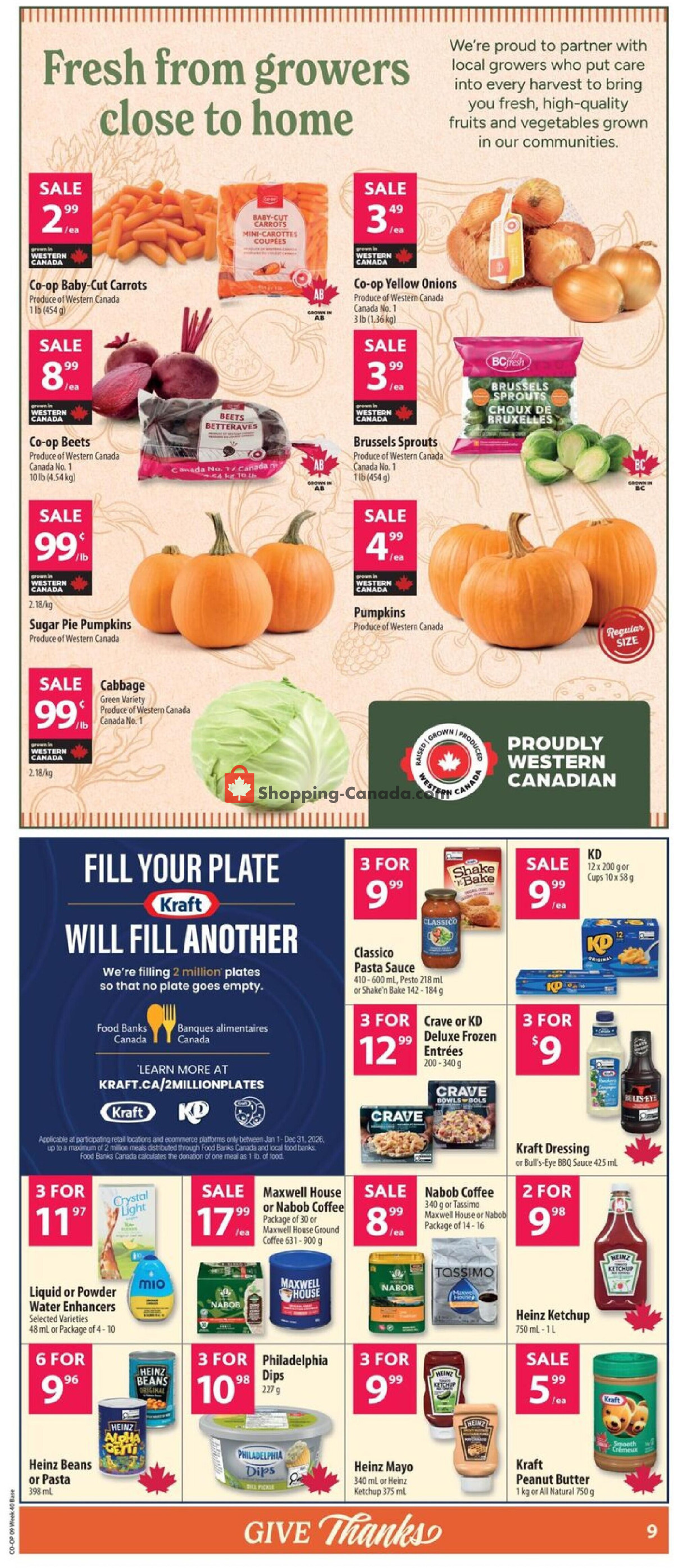 Co-op flyer from Thursday October 1, 2026 to Wednesday October 7, 2026 - page 18