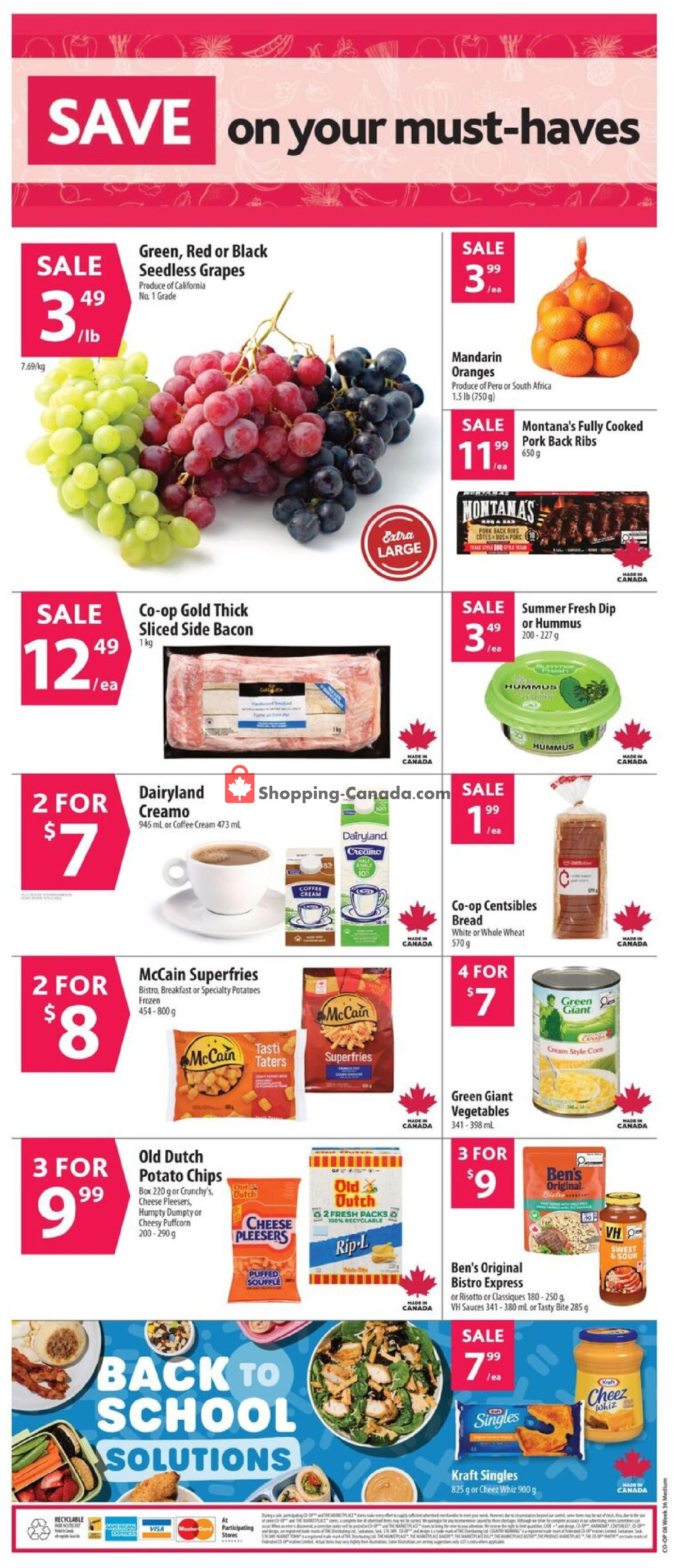 Co-op flyer from Thursday September 3, 2026 to Wednesday September 9, 2026 - page 2
