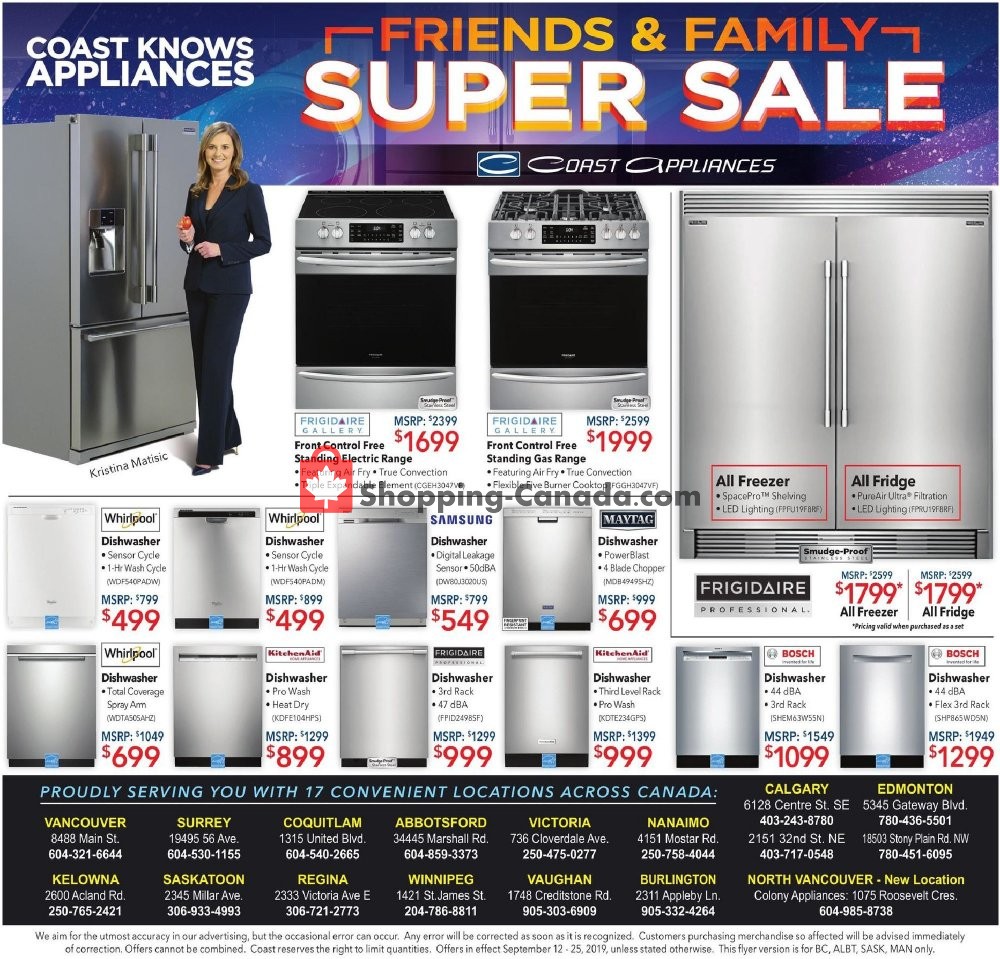 Coast Appliances flyer from Thursday September 12, 2019 to Wednesday September 25, 2019 - page 4