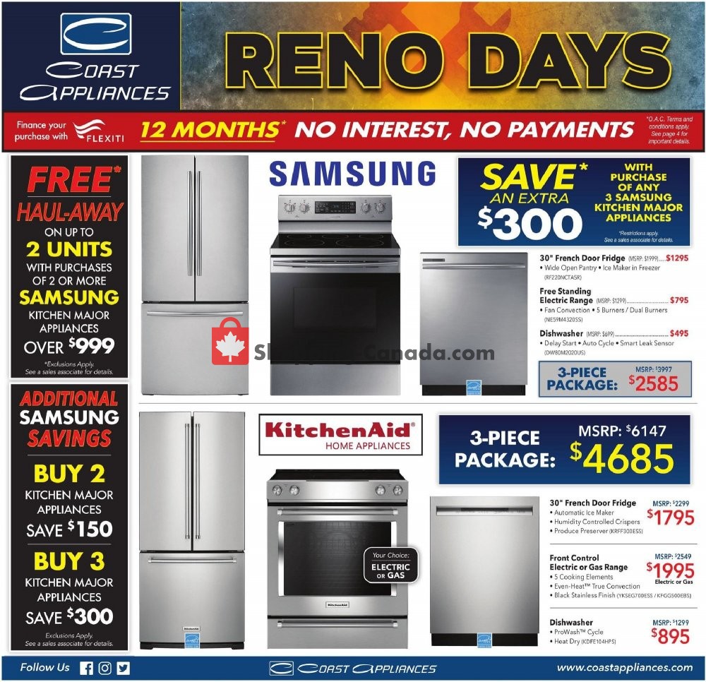 Coast Appliances flyer from Thursday January 30, 2020 to Wednesday February 12, 2020 - page 1