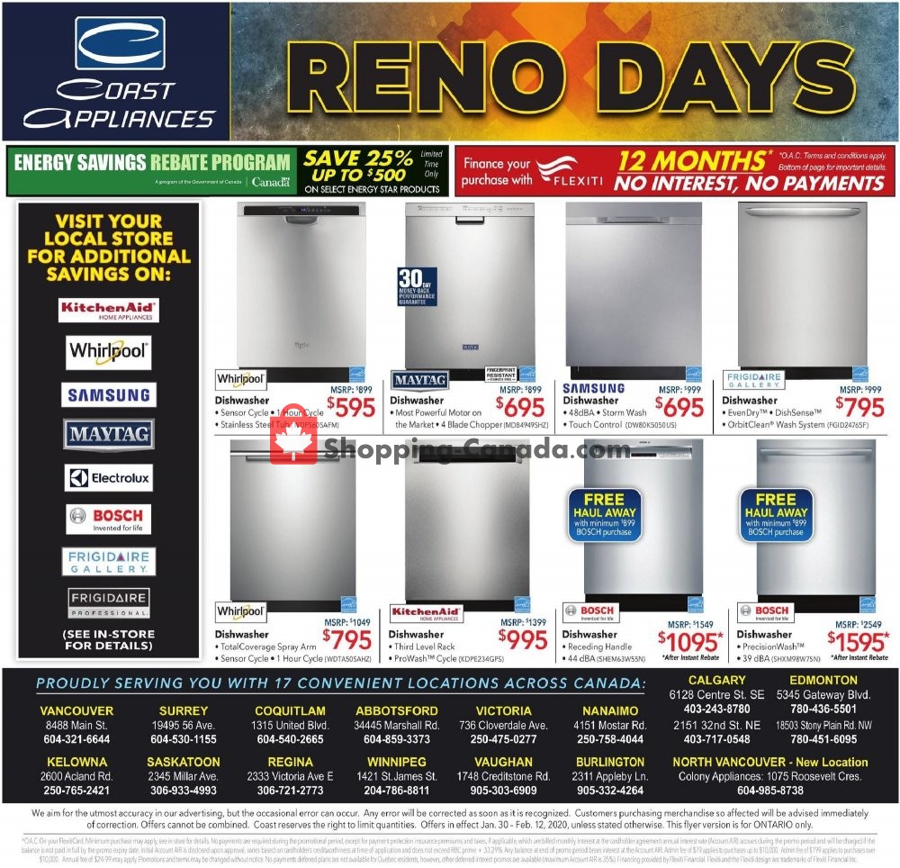 Coast Appliances flyer from Thursday January 30, 2020 to Wednesday February 12, 2020 - page 4