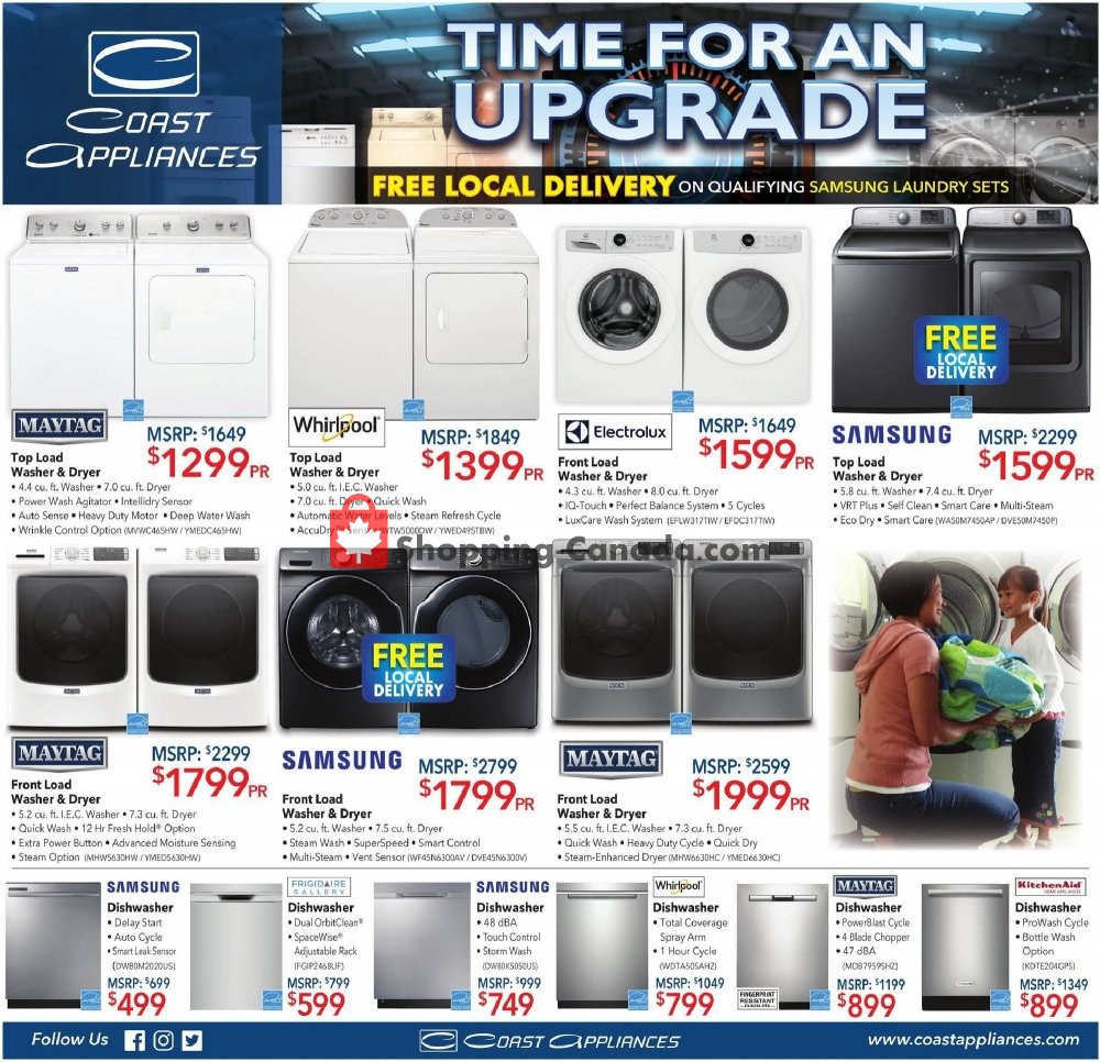 Coast Appliances flyer from Thursday May 2, 2019 to Wednesday May 15, 2019 - page 1