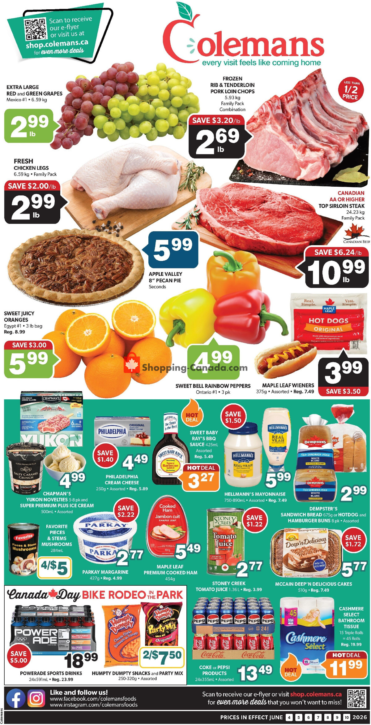 Coleman's flyer from Thursday June 4, 2026 to Wednesday June 10, 2026 - page 1