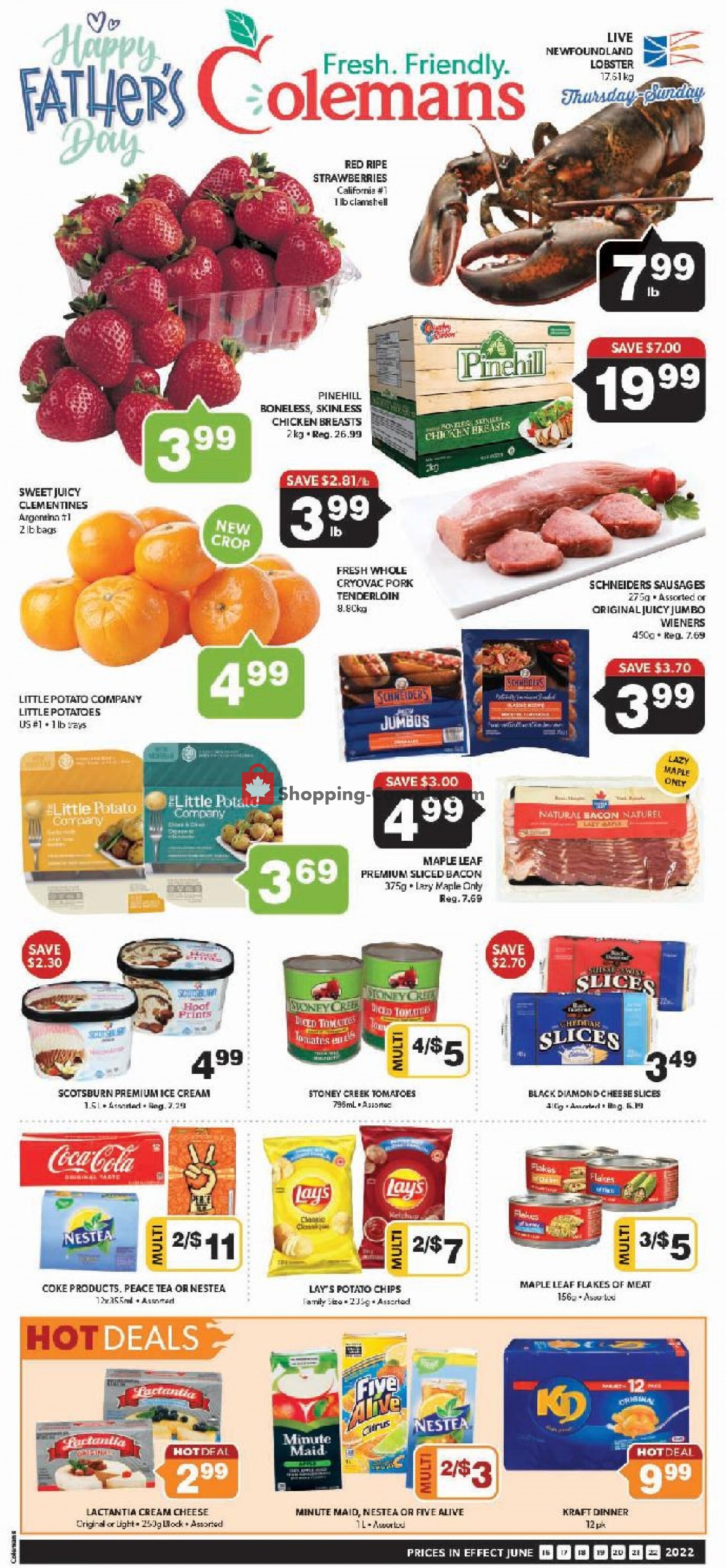 Coleman's flyer from Thursday June 16, 2022 to Wednesday June 22, 2022 - page 1