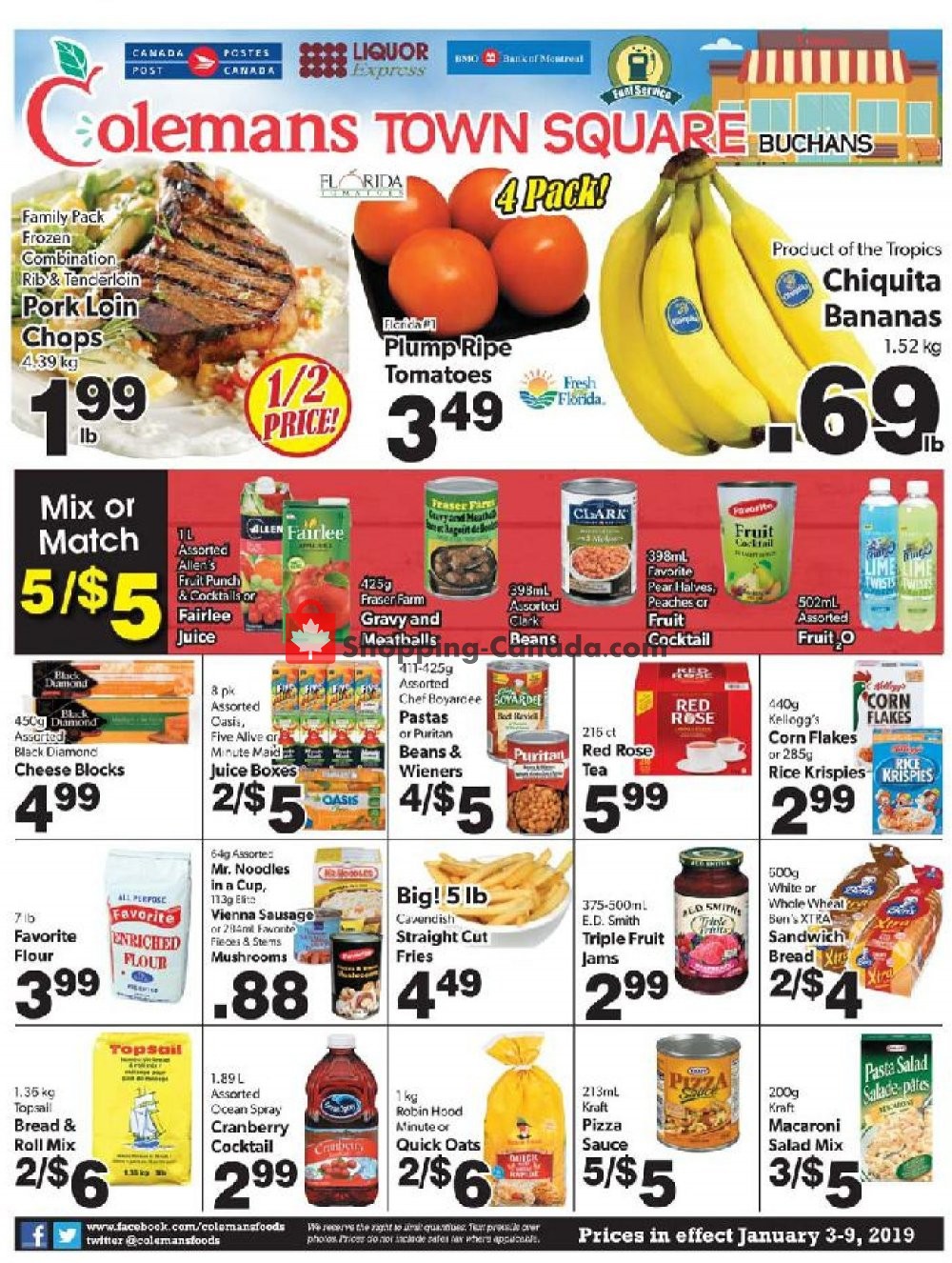 Coleman's flyer from Thursday January 3, 2019 to Wednesday January 9, 2019 - page 1