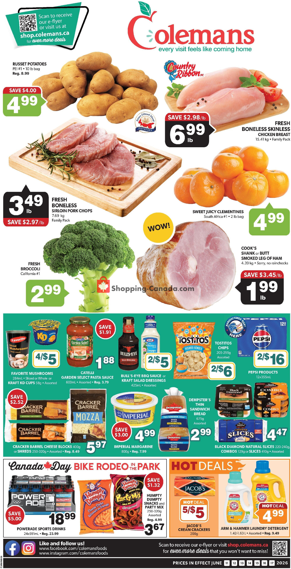 Coleman's flyer from Thursday June 11, 2026 to Wednesday June 17, 2026 - page 1