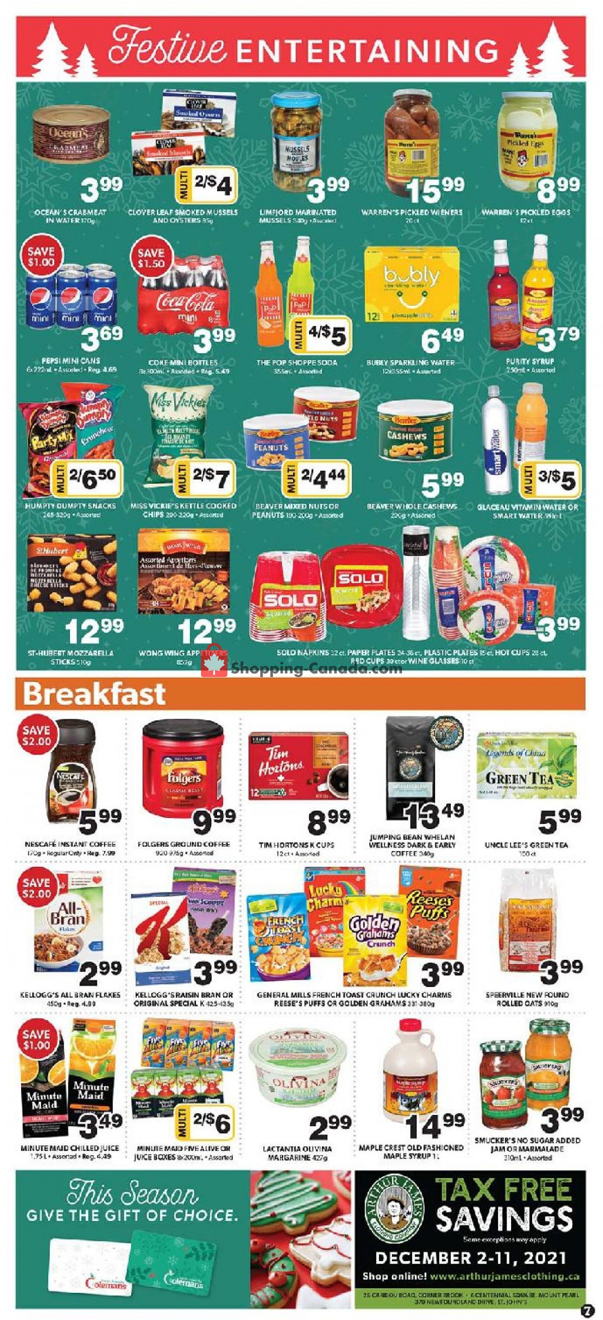 Coleman's flyer from Thursday December 2, 2021 to Wednesday December 8, 2021 - page 7