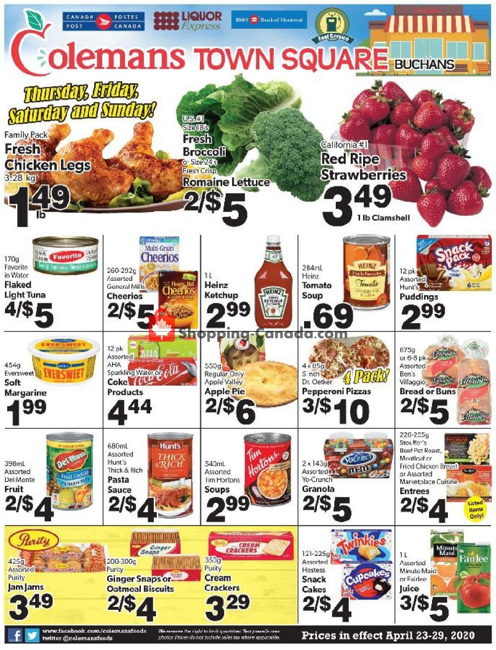 Coleman's flyer from Thursday April 23, 2020 to Wednesday April 29, 2020 - page 1