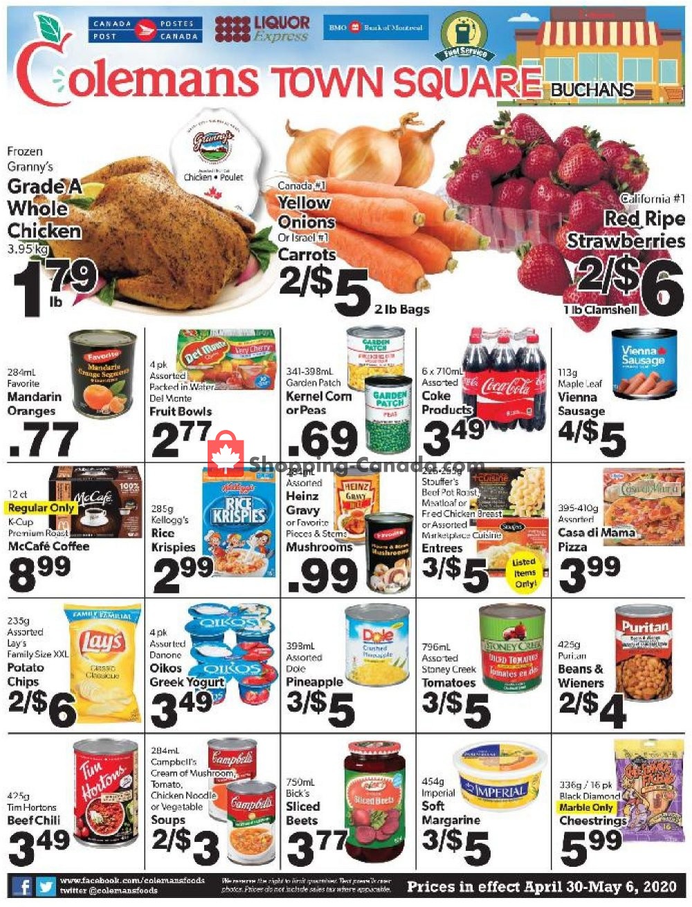 Coleman's flyer from Thursday April 30, 2020 to Wednesday May 6, 2020 - page 1