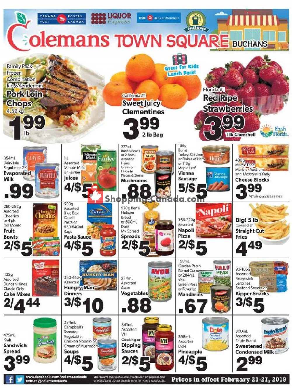 Coleman's flyer from Thursday February 21, 2019 to Wednesday February 27, 2019 - page 1