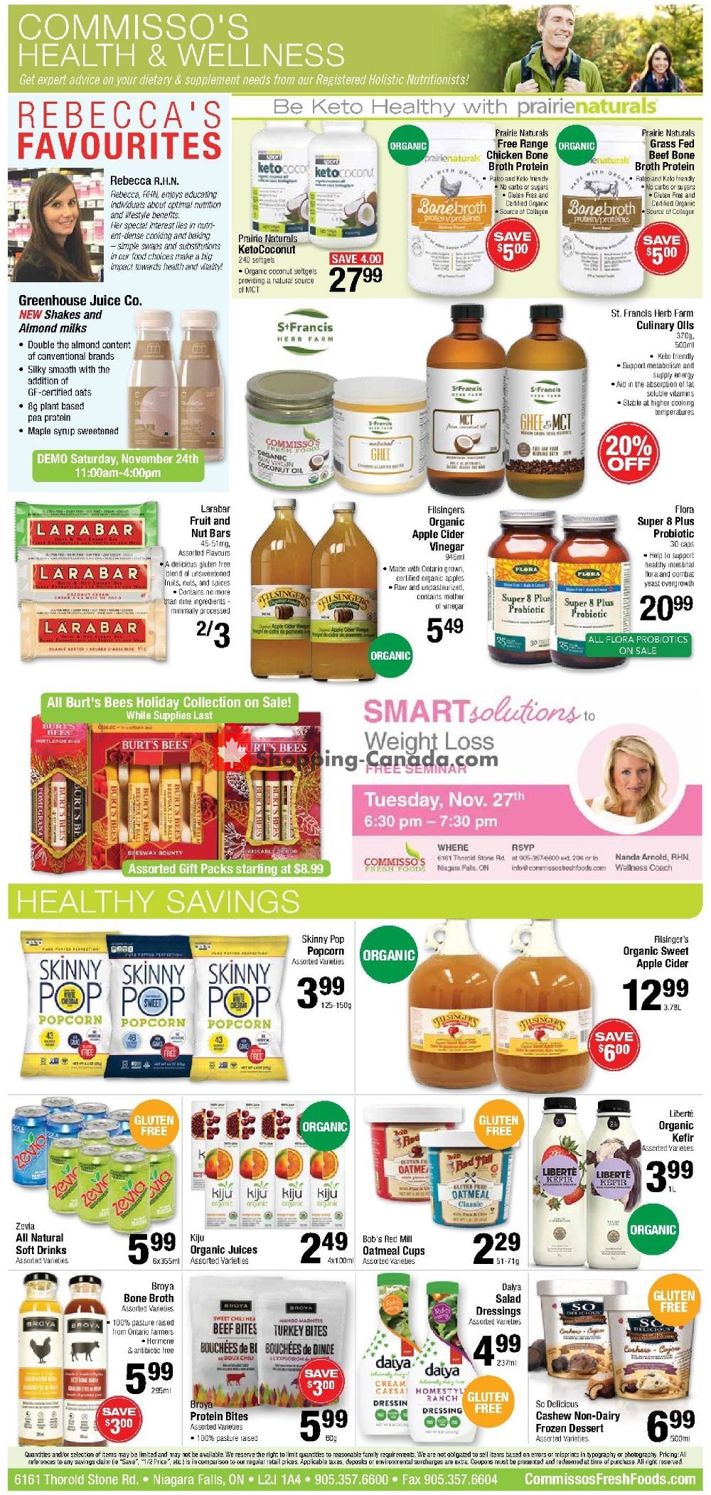 Commisso's Fresh Foods flyer from Friday November 23, 2018 to Thursday November 29, 2018 - page 6