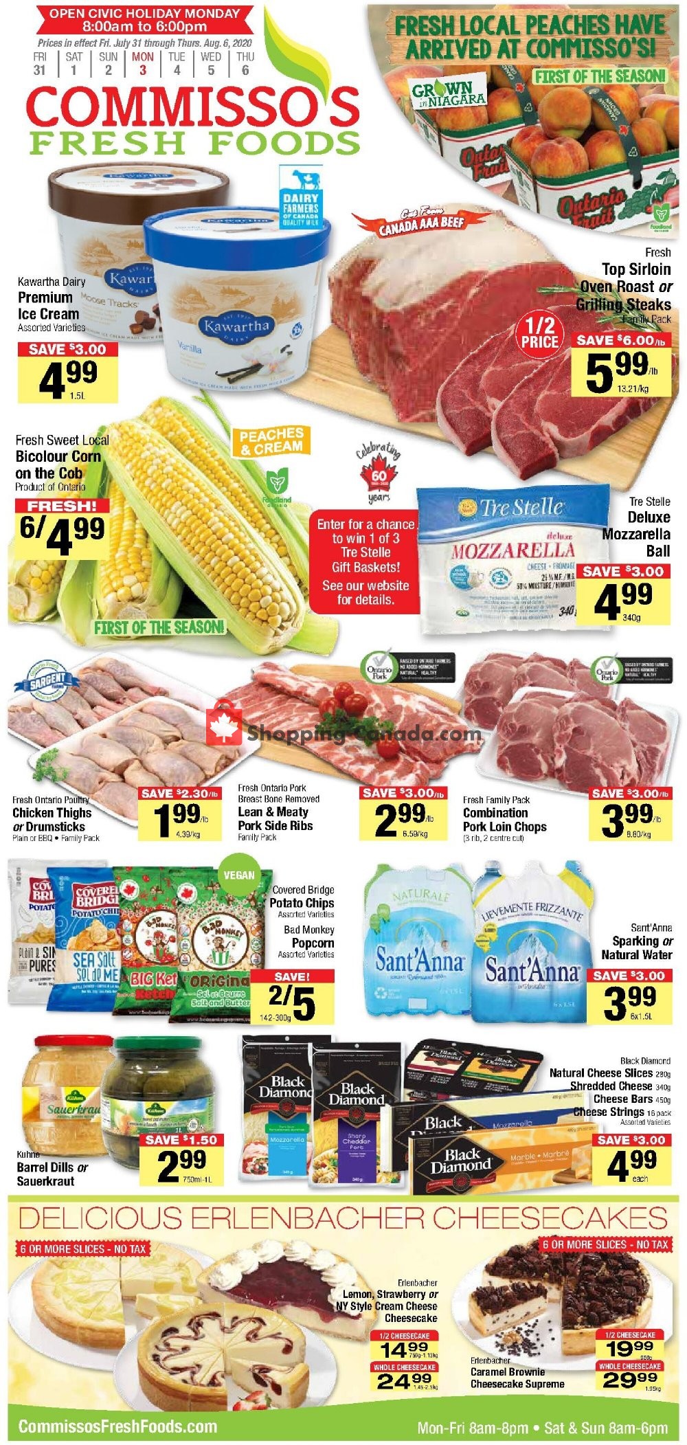 Commisso's Fresh Foods flyer from Friday July 31, 2020 to Thursday August 6, 2020 - page 1