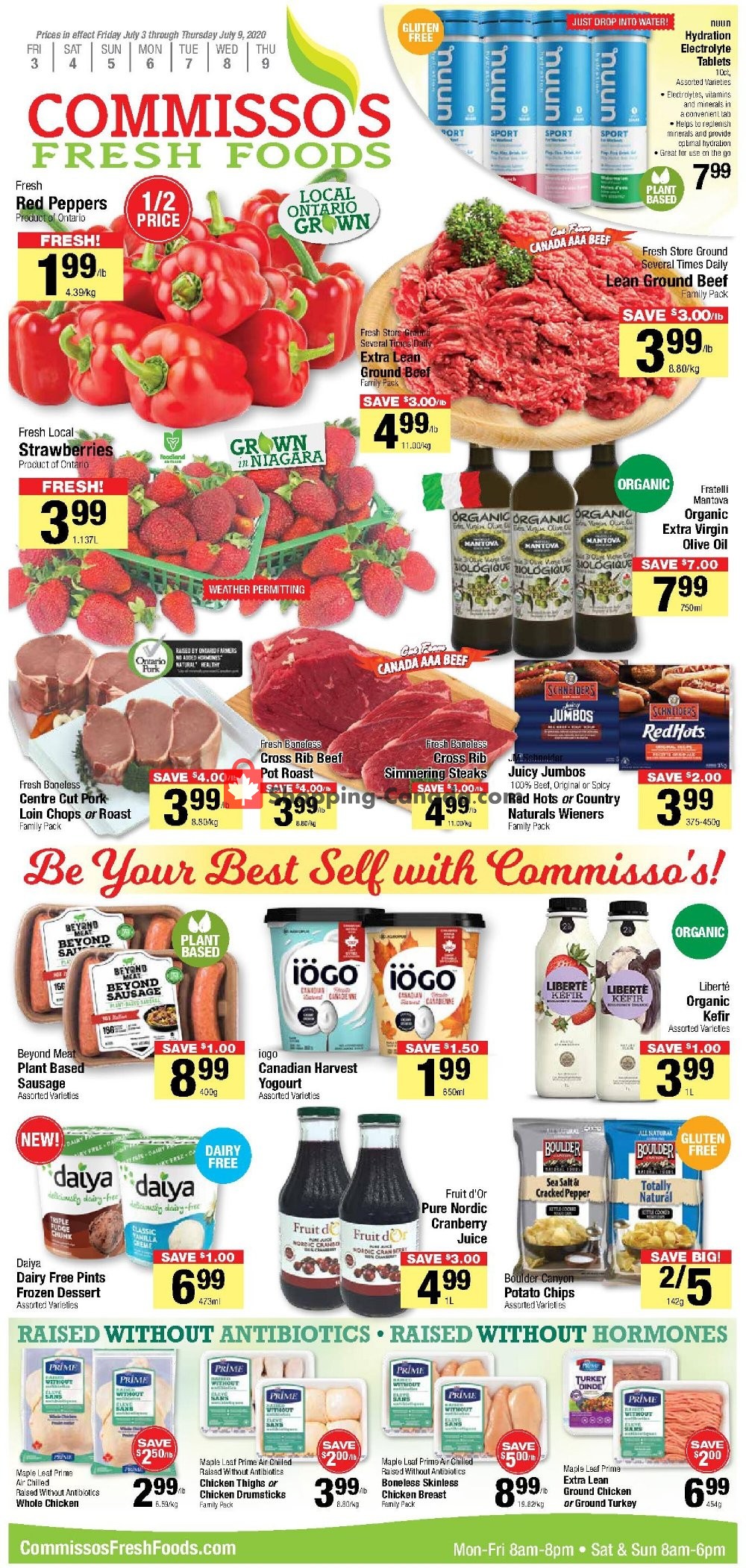 Commisso's Fresh Foods flyer from Friday July 3, 2020 to Thursday July 9, 2020 - page 1
