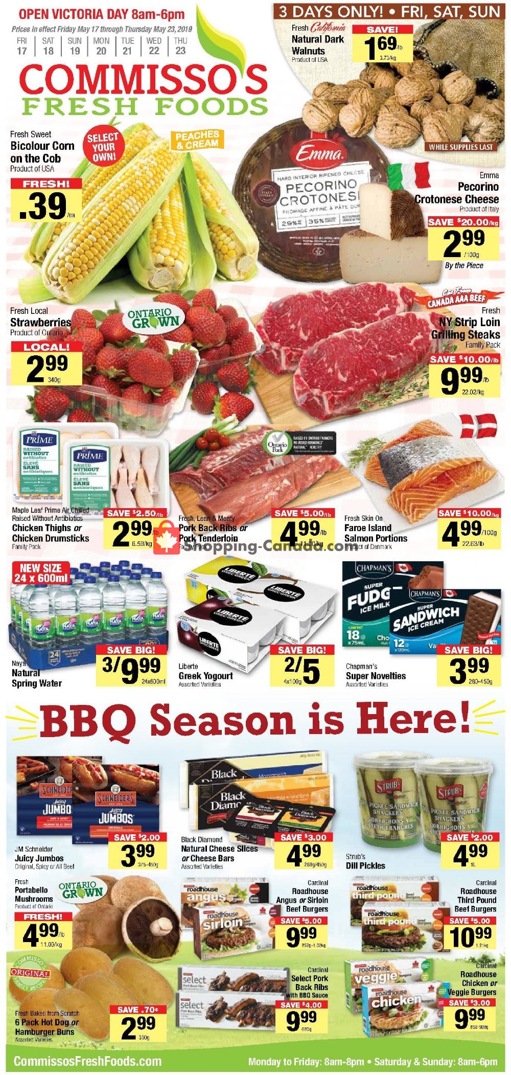 Commisso's Fresh Foods flyer from Friday May 17, 2019 to Thursday May 23, 2019 - page 1