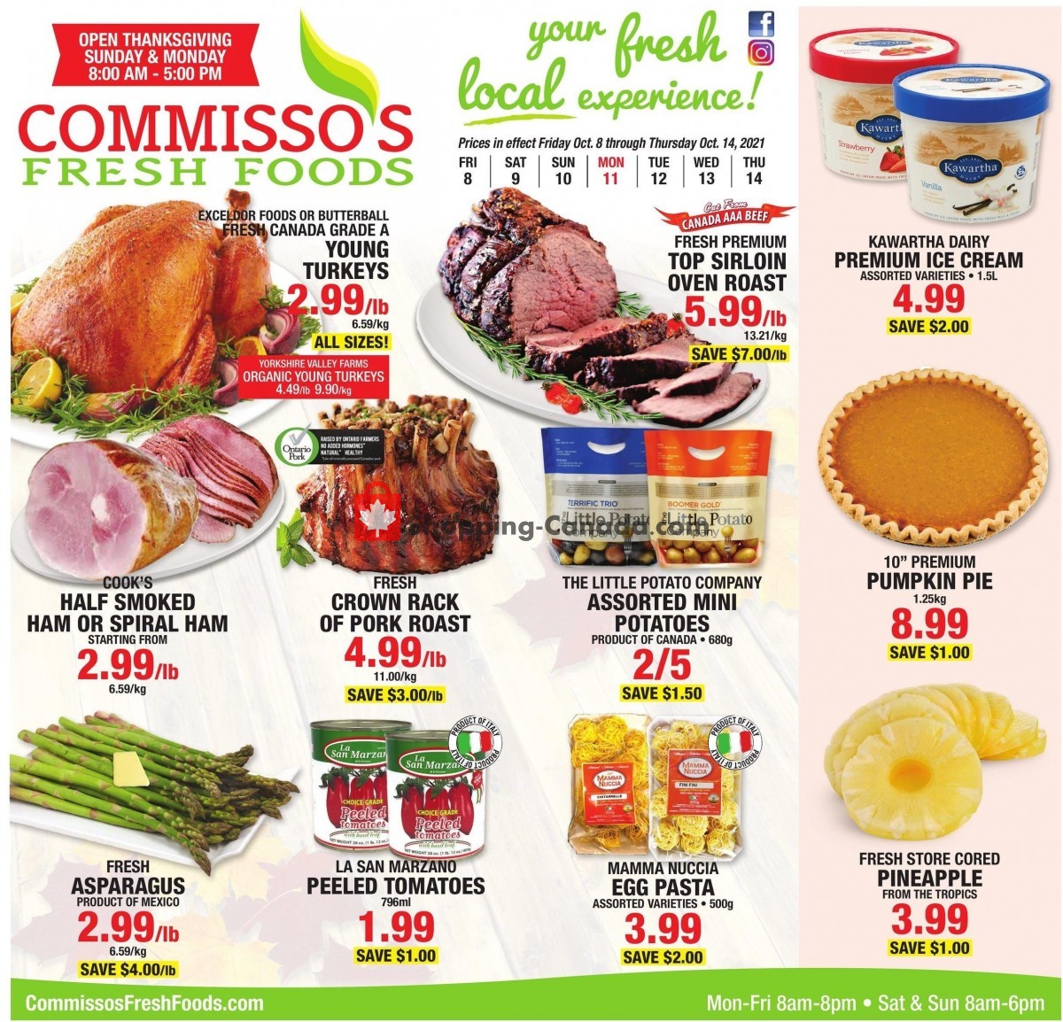 Commisso's Fresh Foods flyer from Friday October 8, 2021 to Thursday October 14, 2021 - page 1
