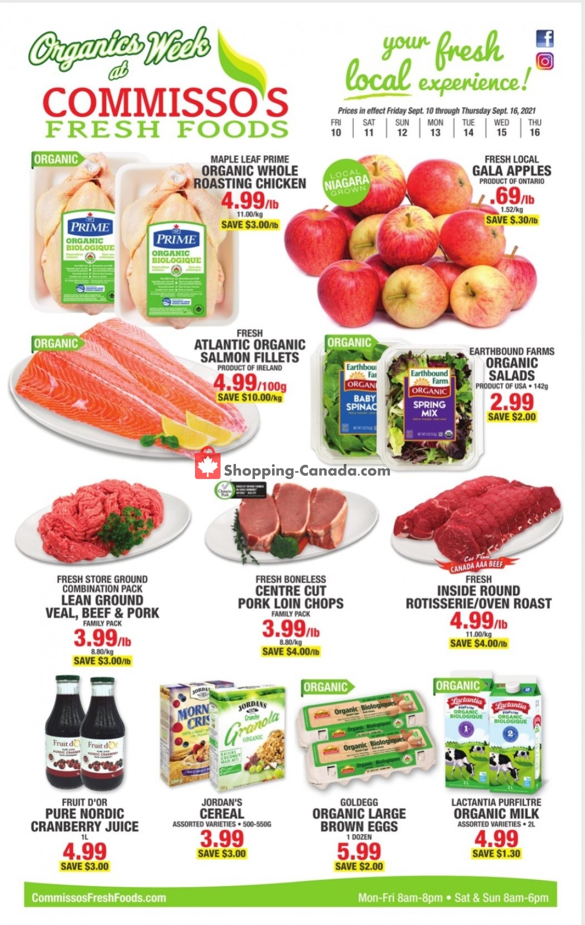 Commisso's Fresh Foods flyer from Friday September 10, 2021 to Thursday September 16, 2021 - page 1