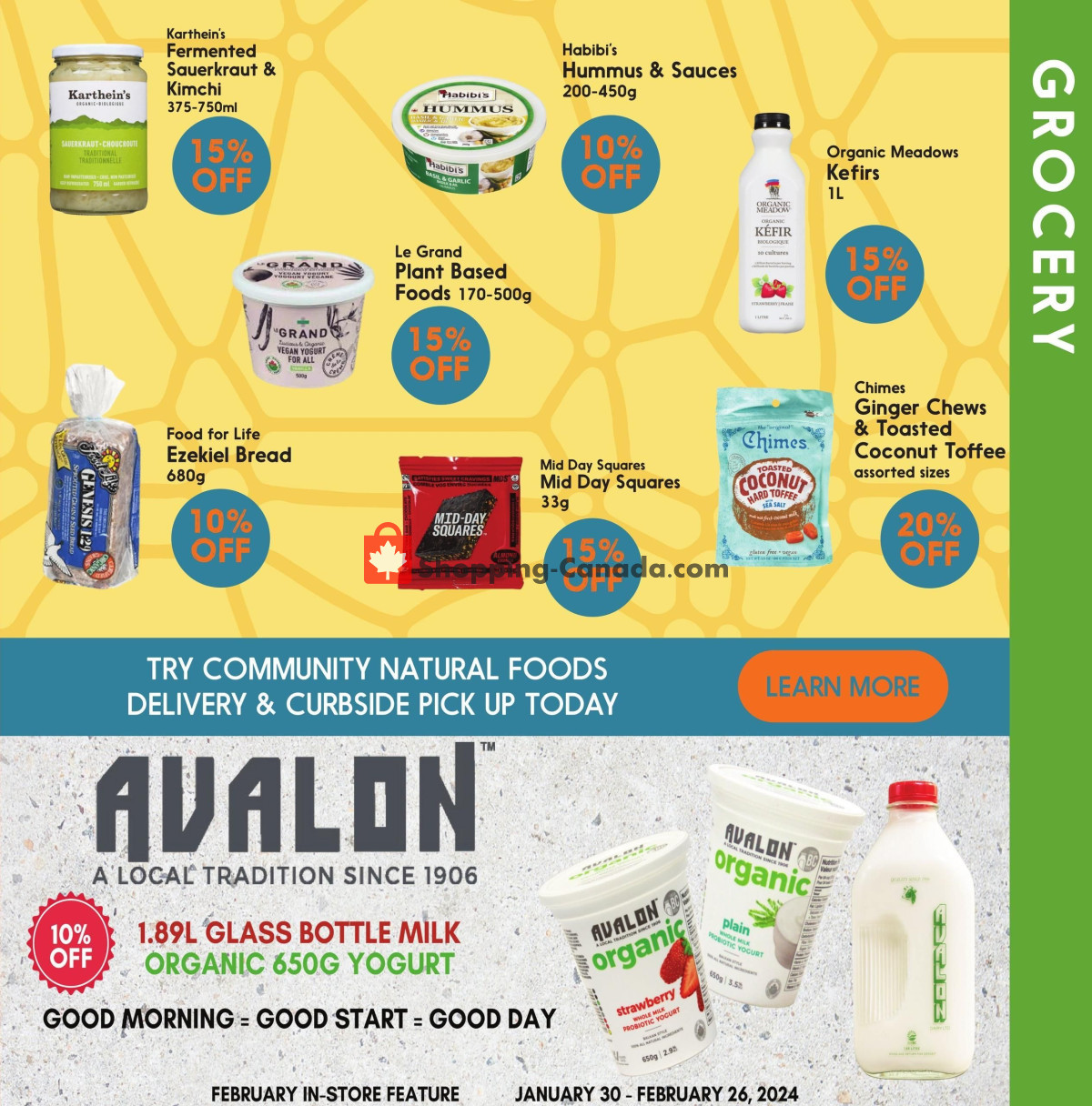 Community Natural Foods flyer from Thursday January 25, 2024 to Wednesday February 21, 2024 - page 10