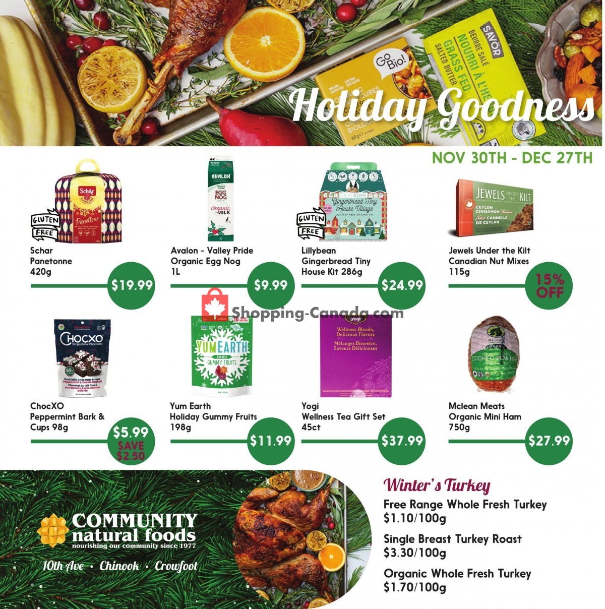 Community Natural Foods flyer from Thursday November 30, 2023 to Wednesday December 27, 2023 - page 11