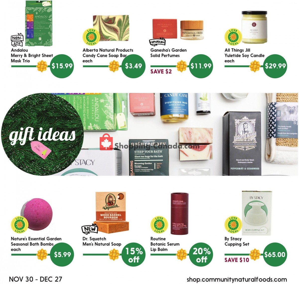 Community Natural Foods flyer from Thursday November 30, 2023 to Wednesday December 27, 2023 - page 12