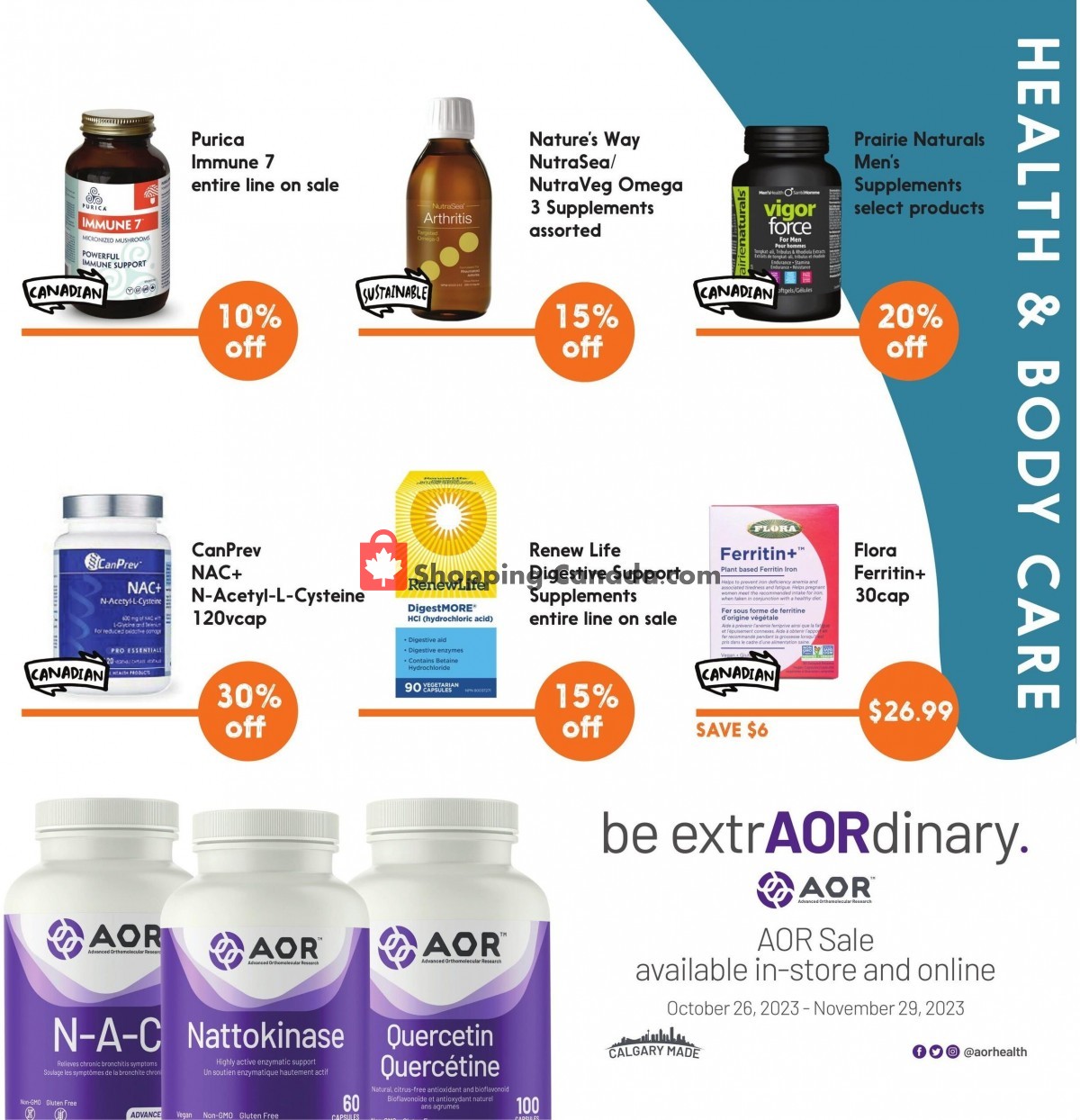 Community Natural Foods flyer from Thursday October 26, 2023 to Wednesday November 29, 2023 - page 7