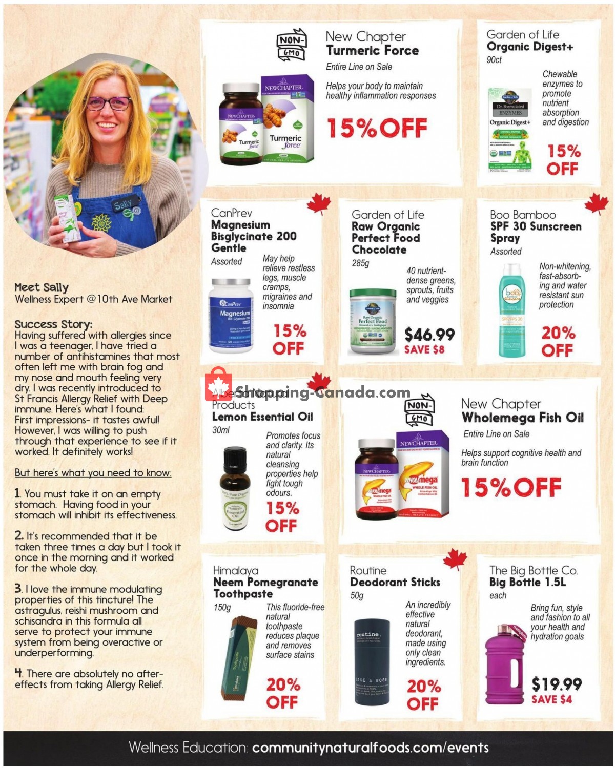 Community Natural Foods flyer from Thursday July 15, 2021 to Wednesday July 21, 2021 - page 4