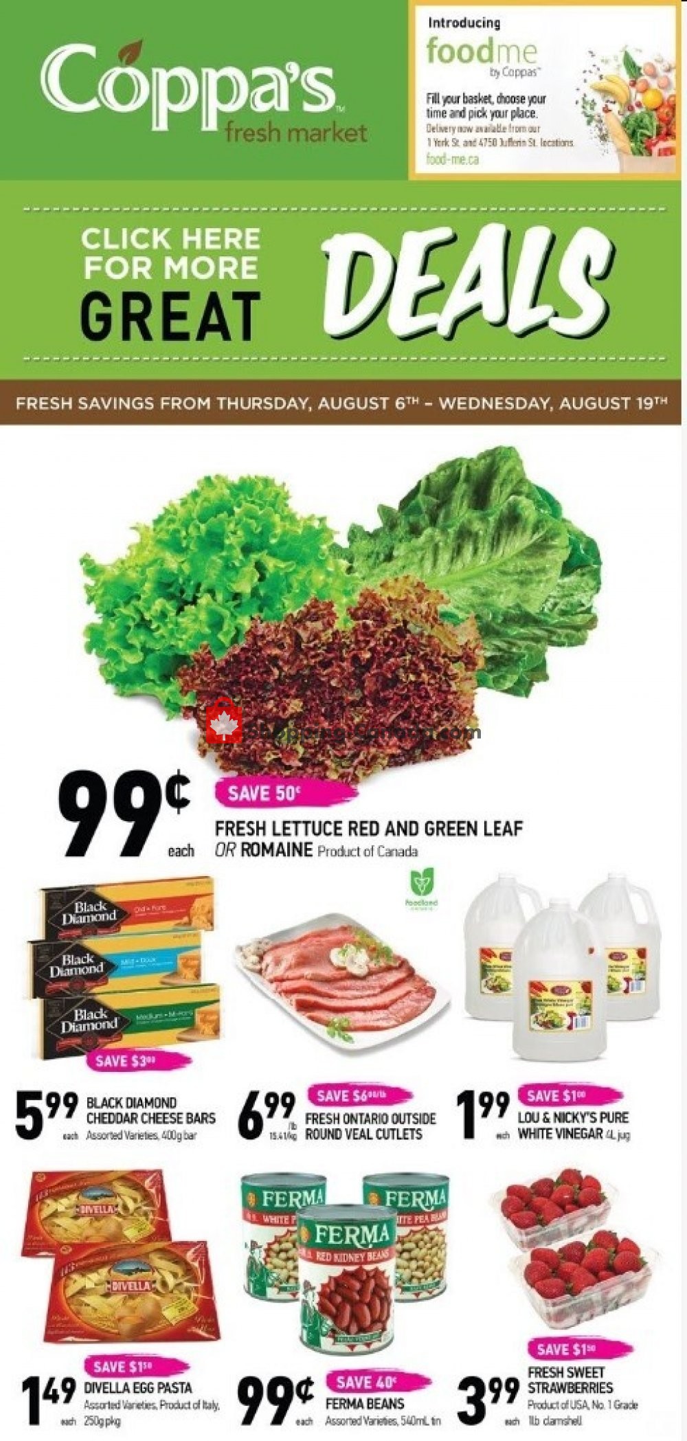 Coppa's Fresh Market flyer from Thursday August 6, 2020 to Wednesday August 19, 2020 - page 1