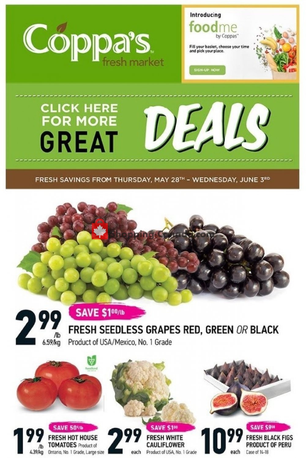 Coppa's Fresh Market flyer from Thursday May 28, 2020 to Wednesday June 3, 2020 - page 1