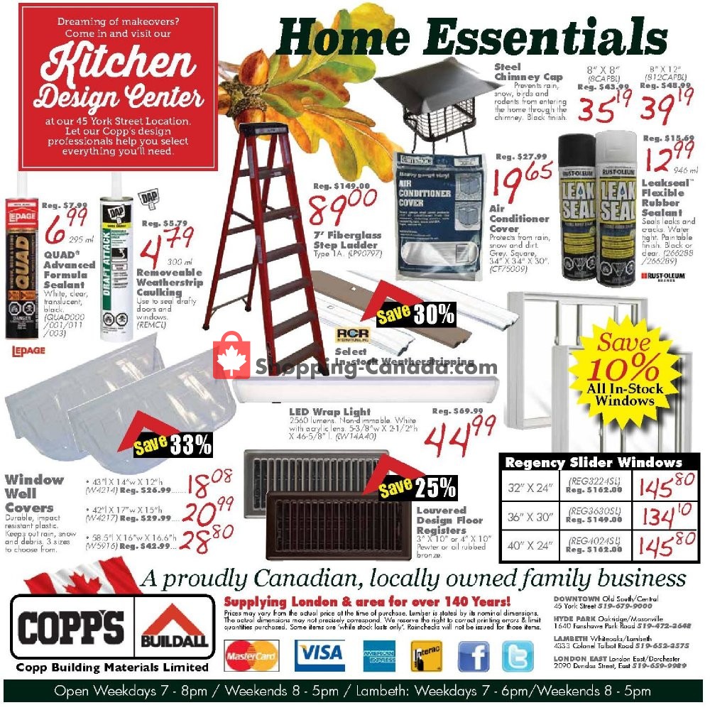 COPP's Buildall flyer from Friday October 11, 2019 to Sunday October 27, 2019 - page 4