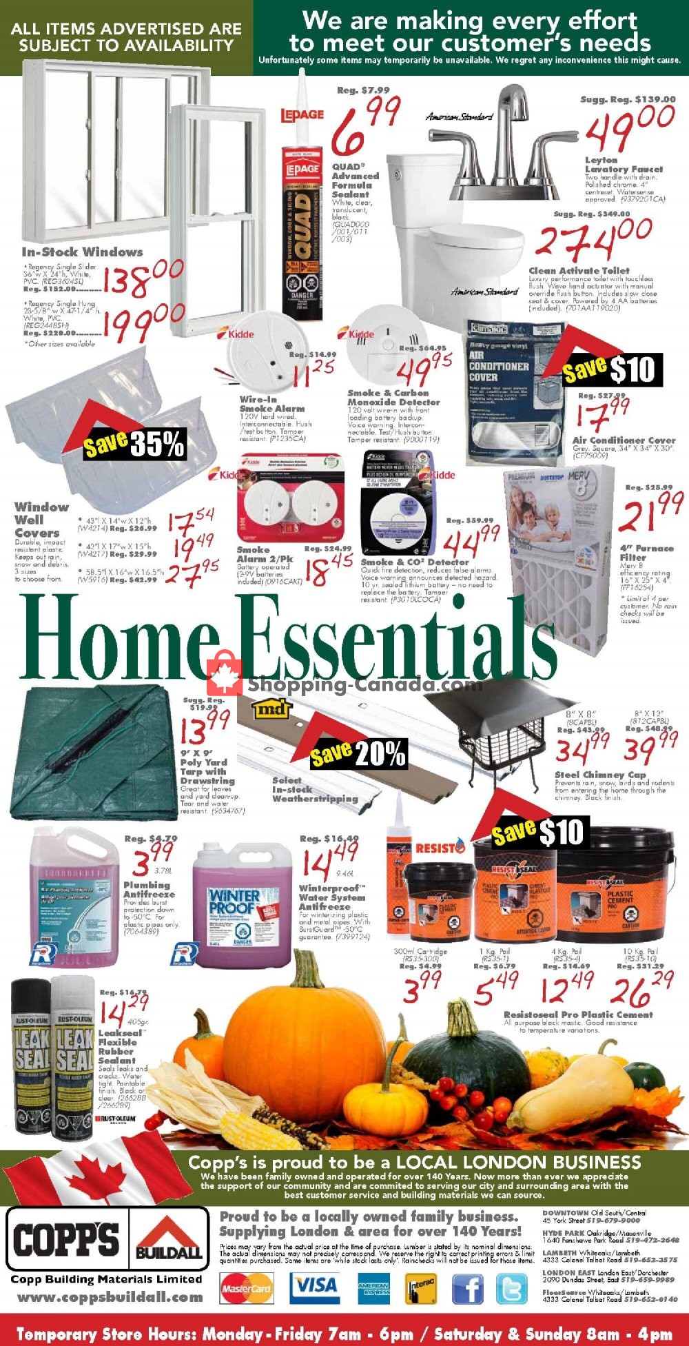 COPP's Buildall flyer from Friday October 9, 2020 to Sunday October 18, 2020 - page 4